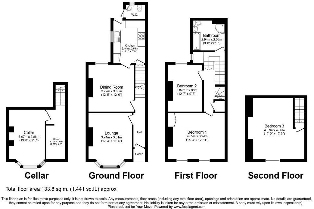 Doncaster, South Yorkshire, DN1 floorplan