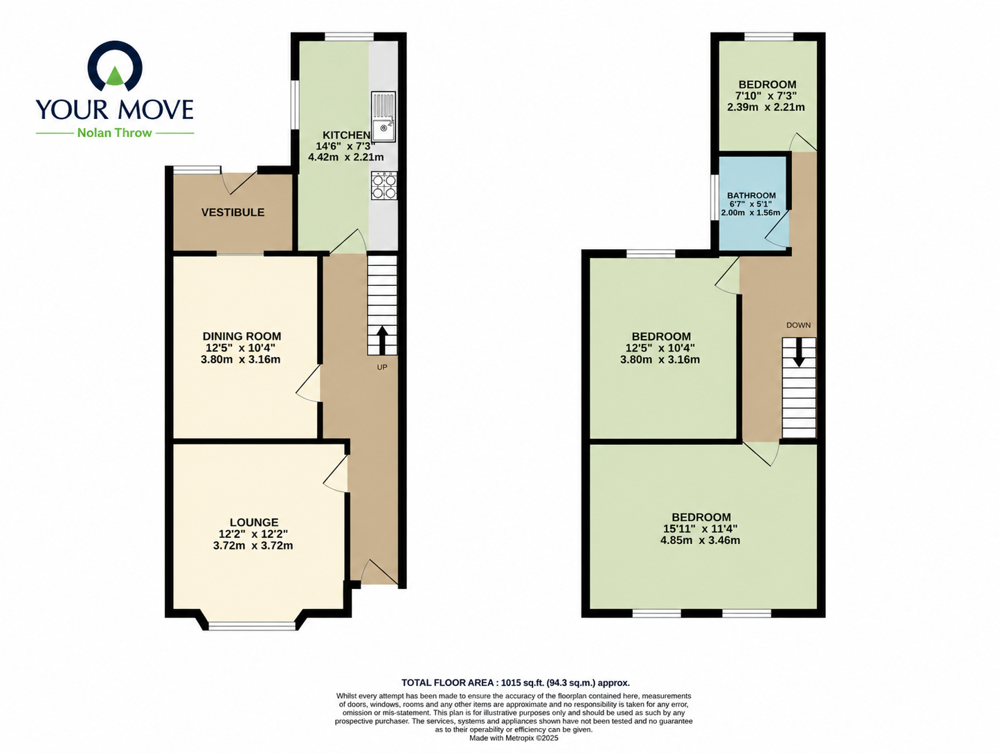 Upper Havelock Street, Wellingborough, Northamptonshire, NN8 floorplan