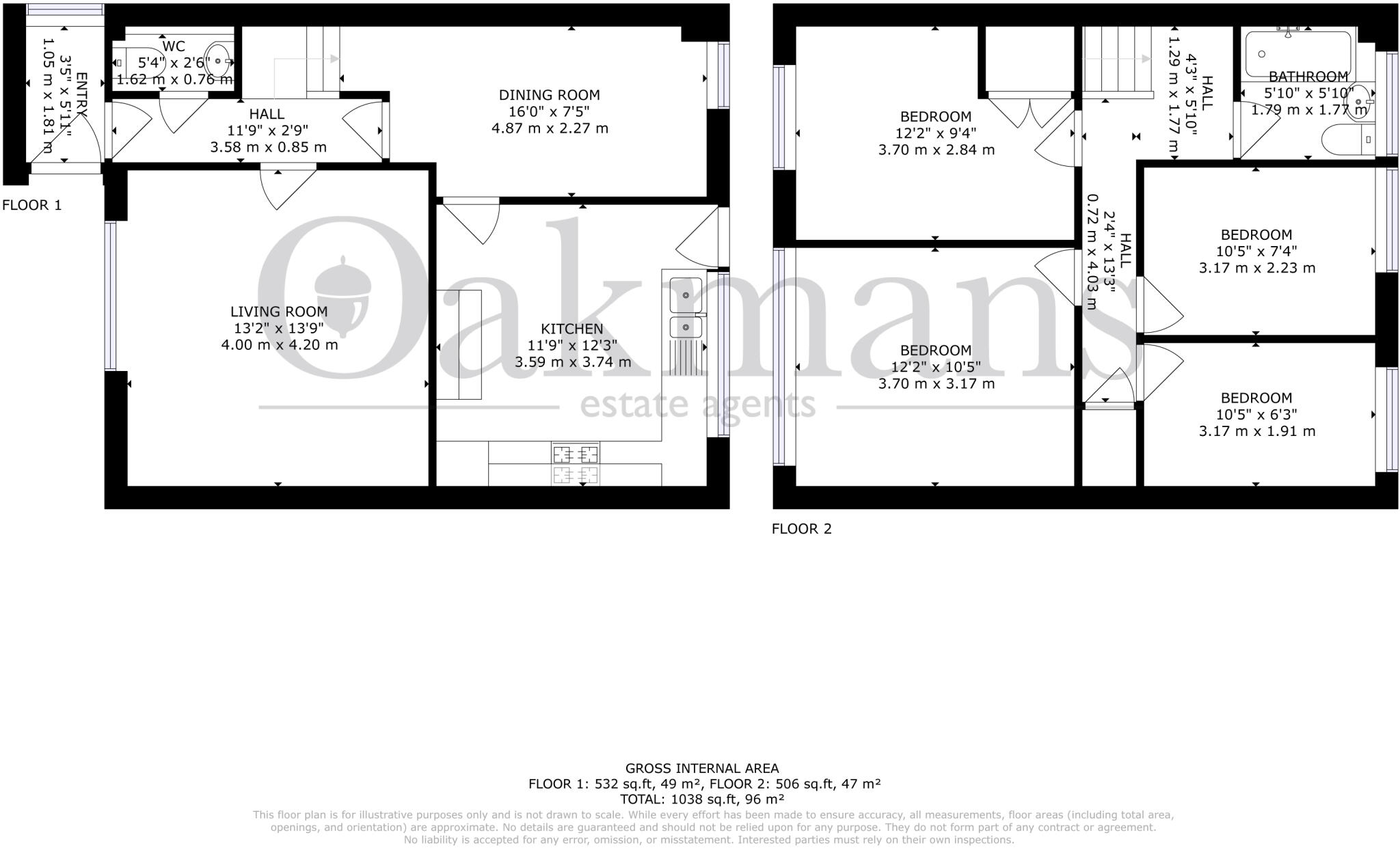 Bassett Croft, Birmingham, B10 floorplan