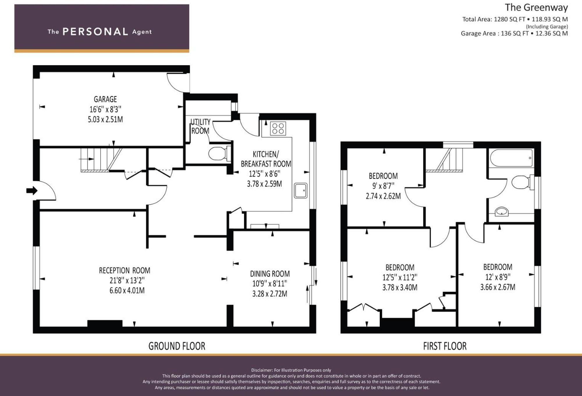 The Greenway, Epsom, KT18 floorplan