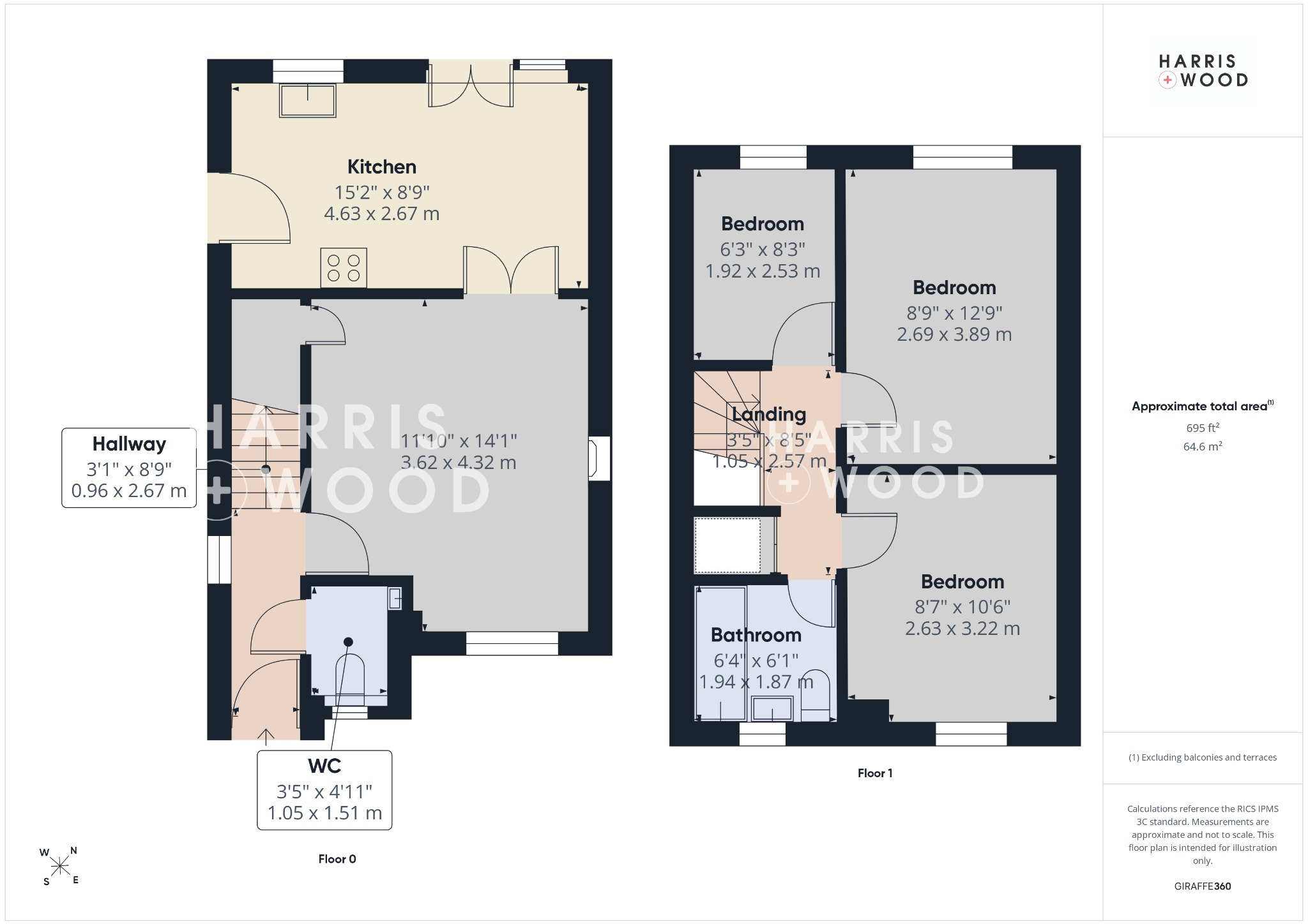 Regents Close, Highwoods, Colchester, Essex, CO4 floorplan