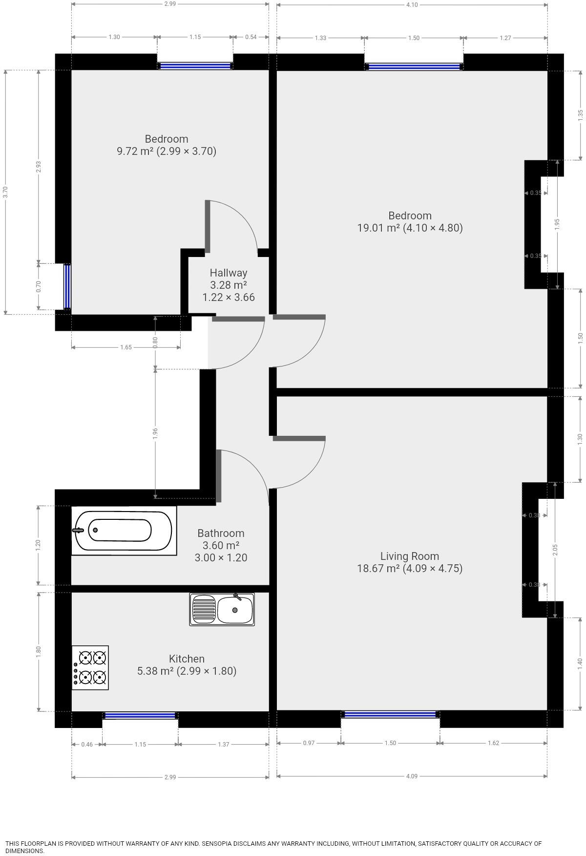Kensington Villas, Clifton, BS8 floorplan