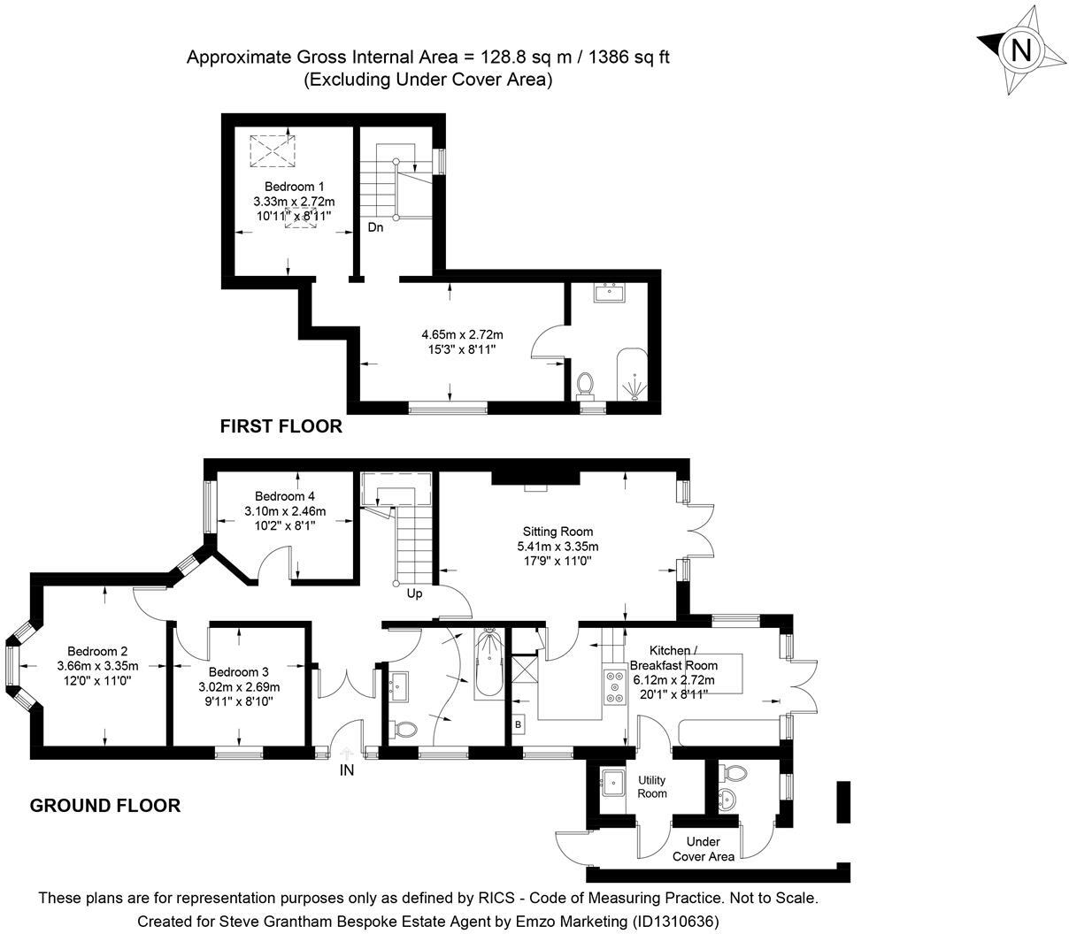 Queens Crescent, Horndean floorplan