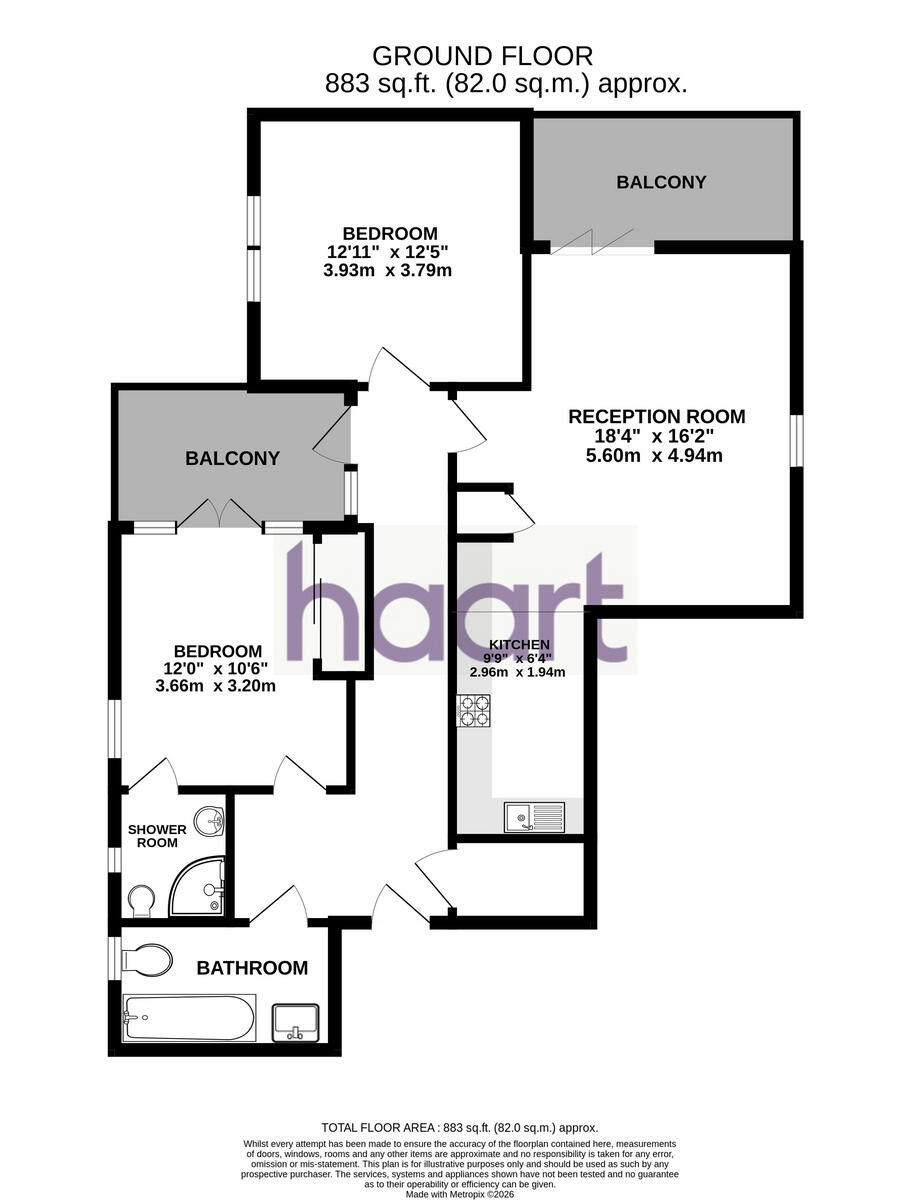 Woodhouse Road, London floorplan