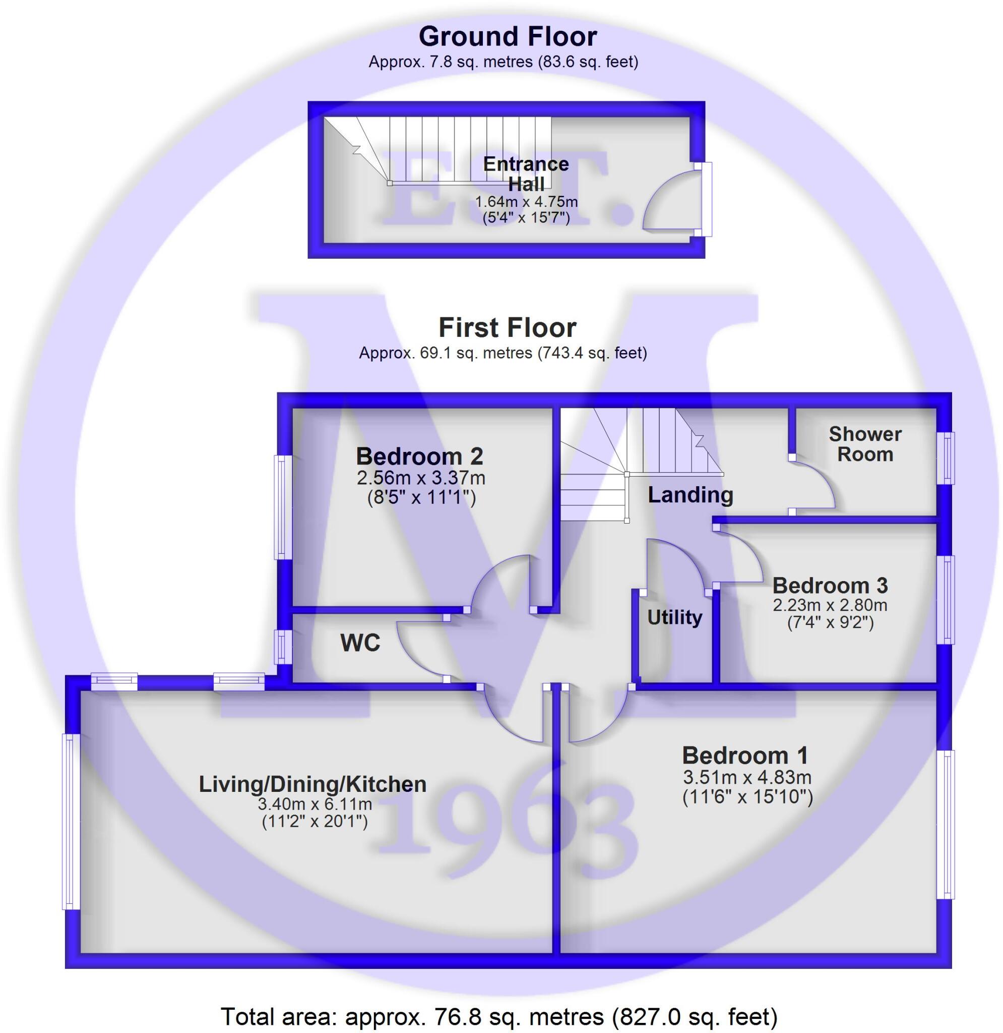 Station Road, New Milton, Hampshire, BH25 floorplan