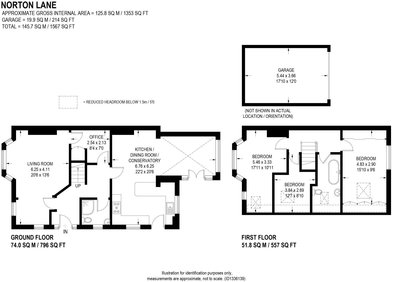 Norton Lane, Norton floorplan