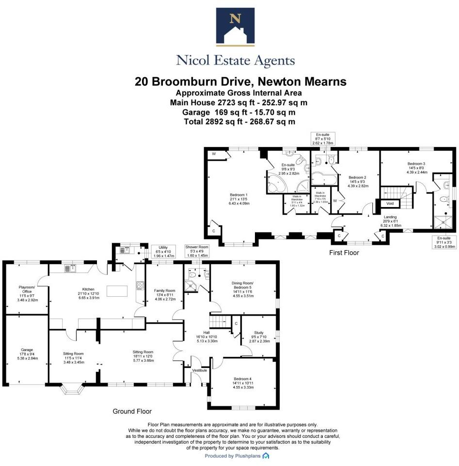 Broomburn Drive, Newton Mearns floorplan