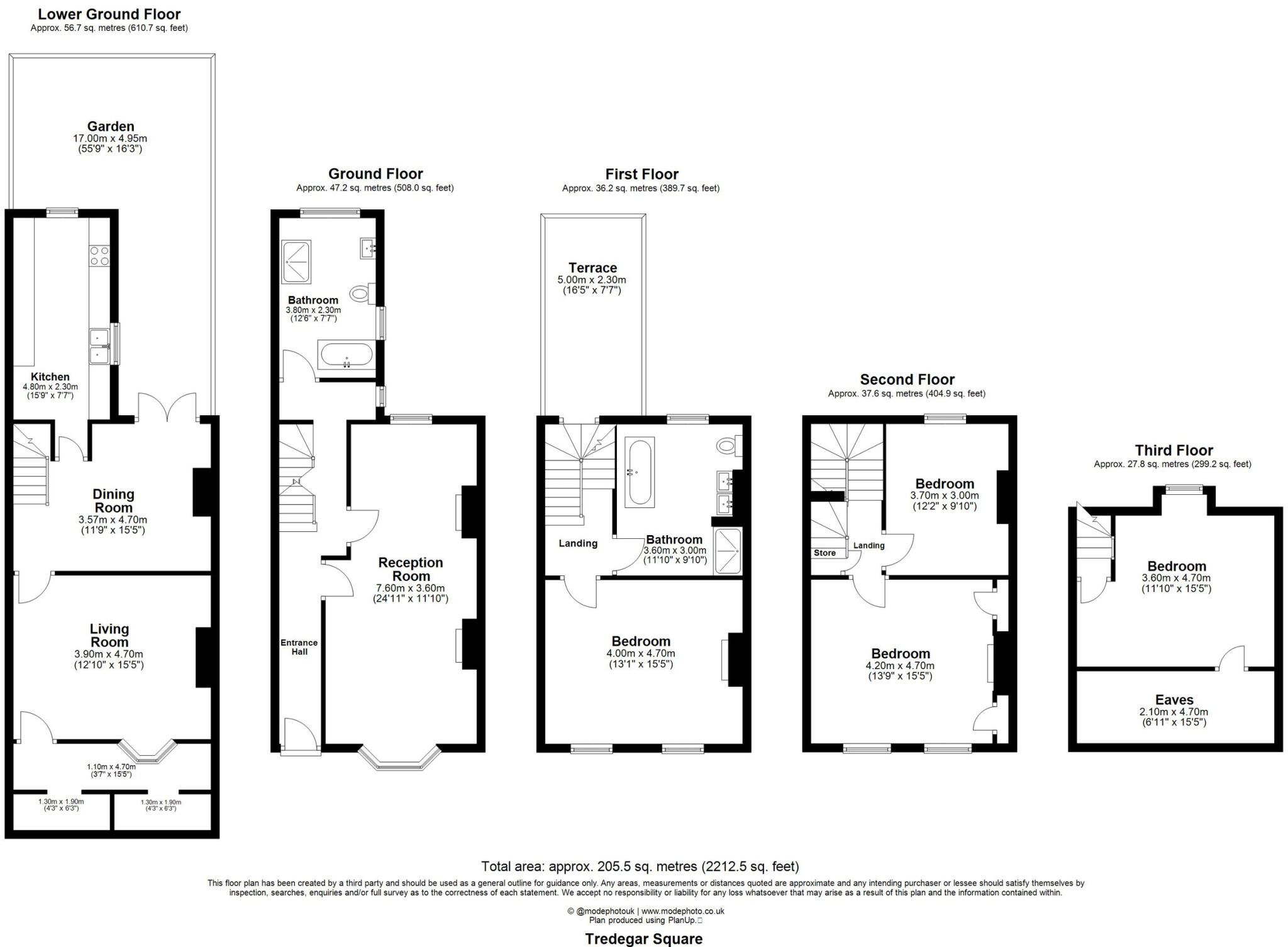 Tredegar Square, Bow, E3 floorplan