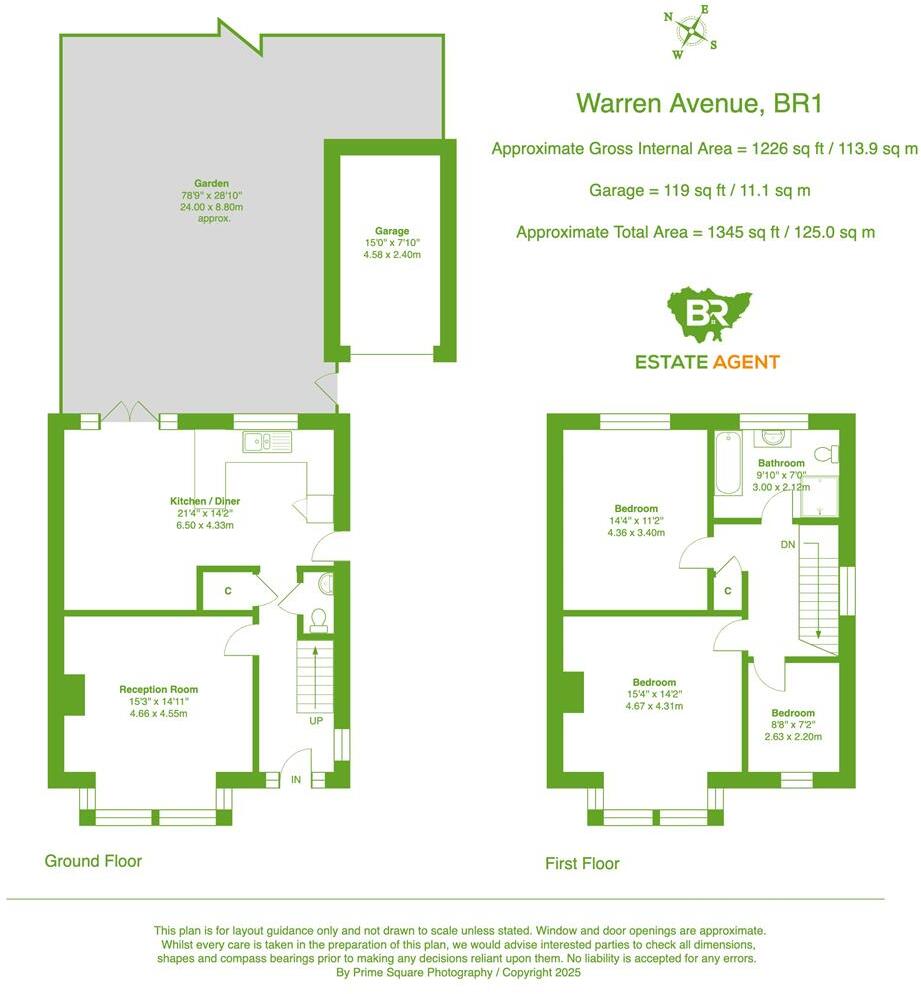 Warren Avenue, Bromley floorplan