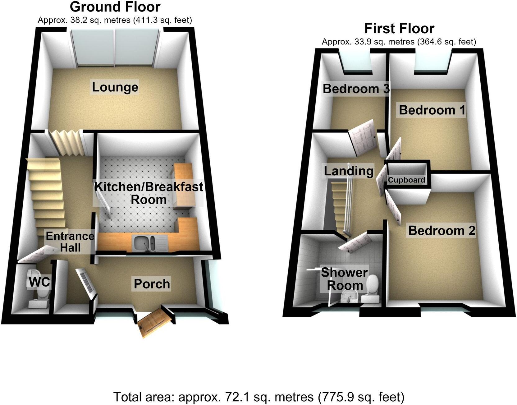 The Rise, Fairview, NP12 floorplan