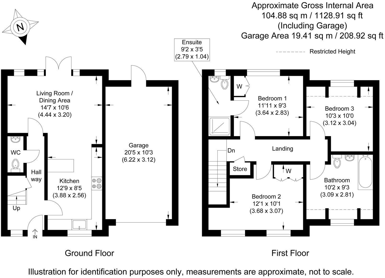 Addison Gardens, Newbury, RG14 2FR floorplan