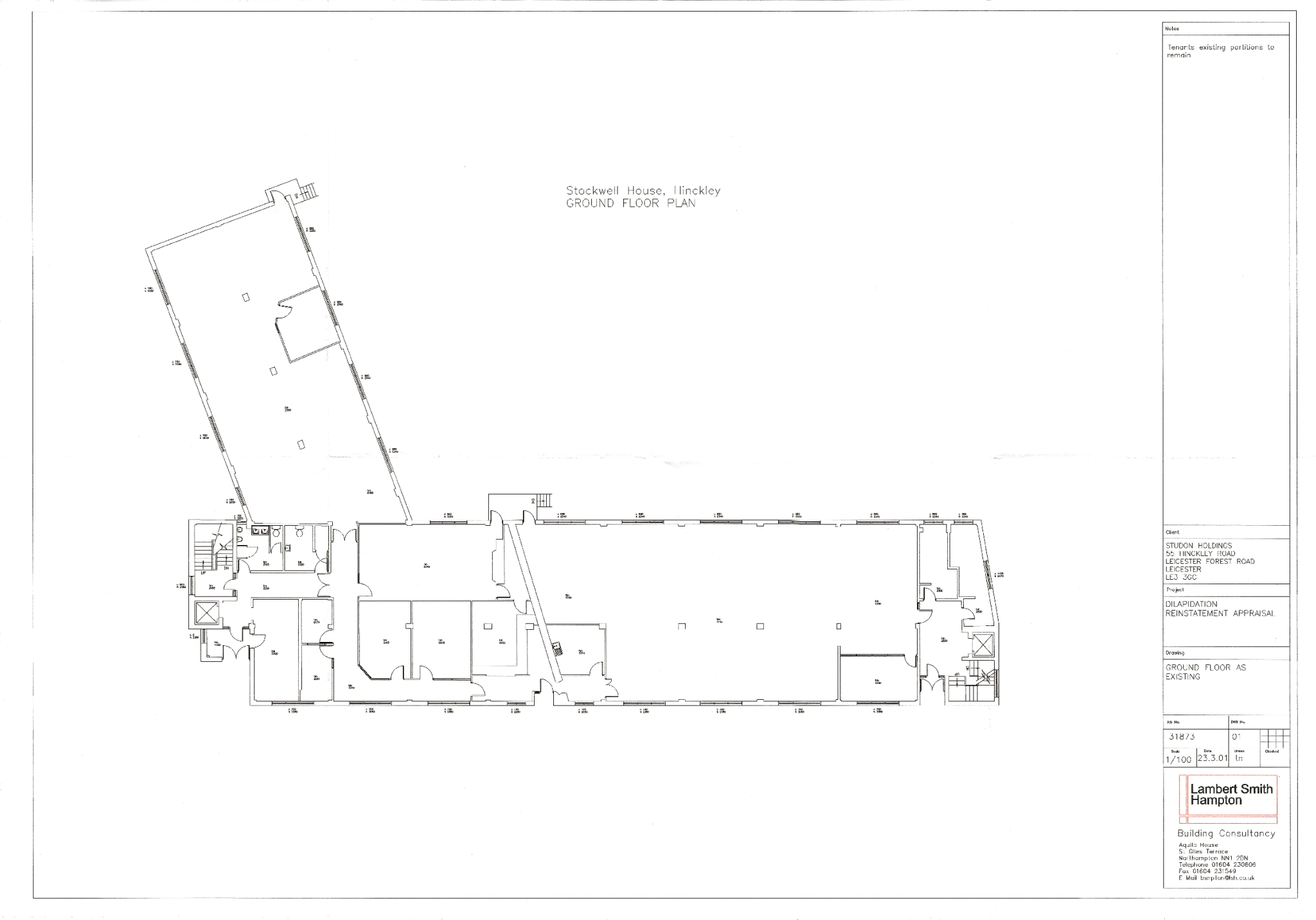 00 - Existing Ground Floor Plan