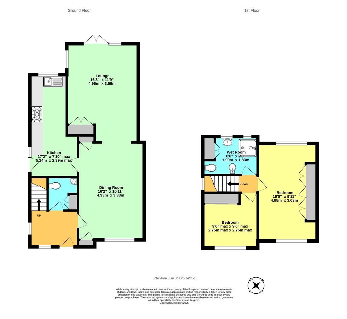 Russell Drive, Swalecliffe, Whitstable floorplan