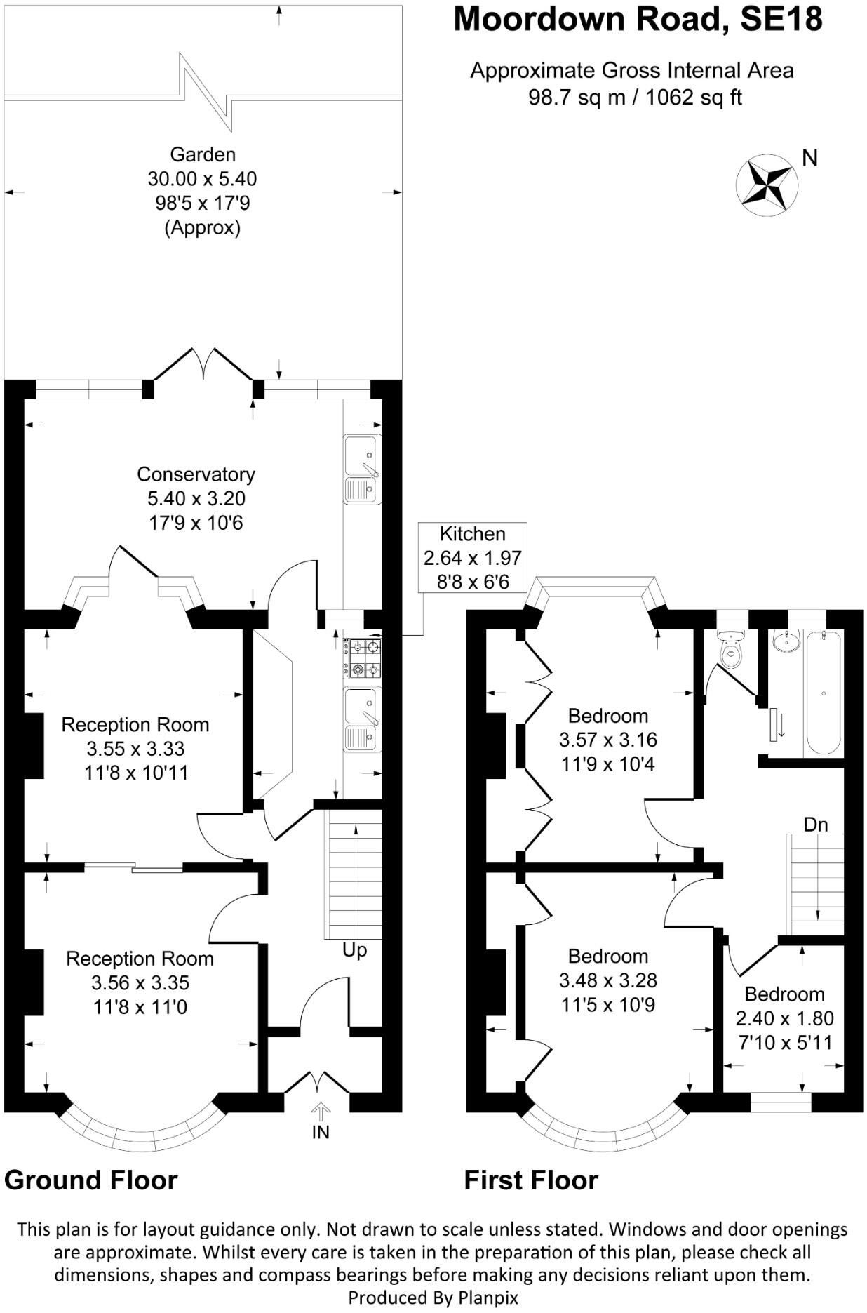 Moordown, London, SE18 floorplan