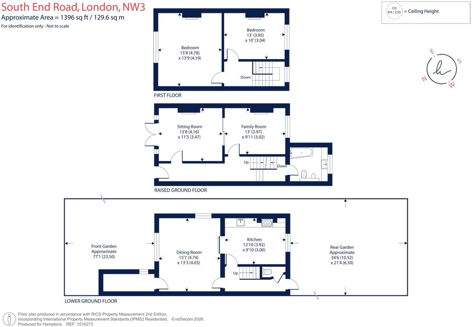 South End Road London NW3 floorplan