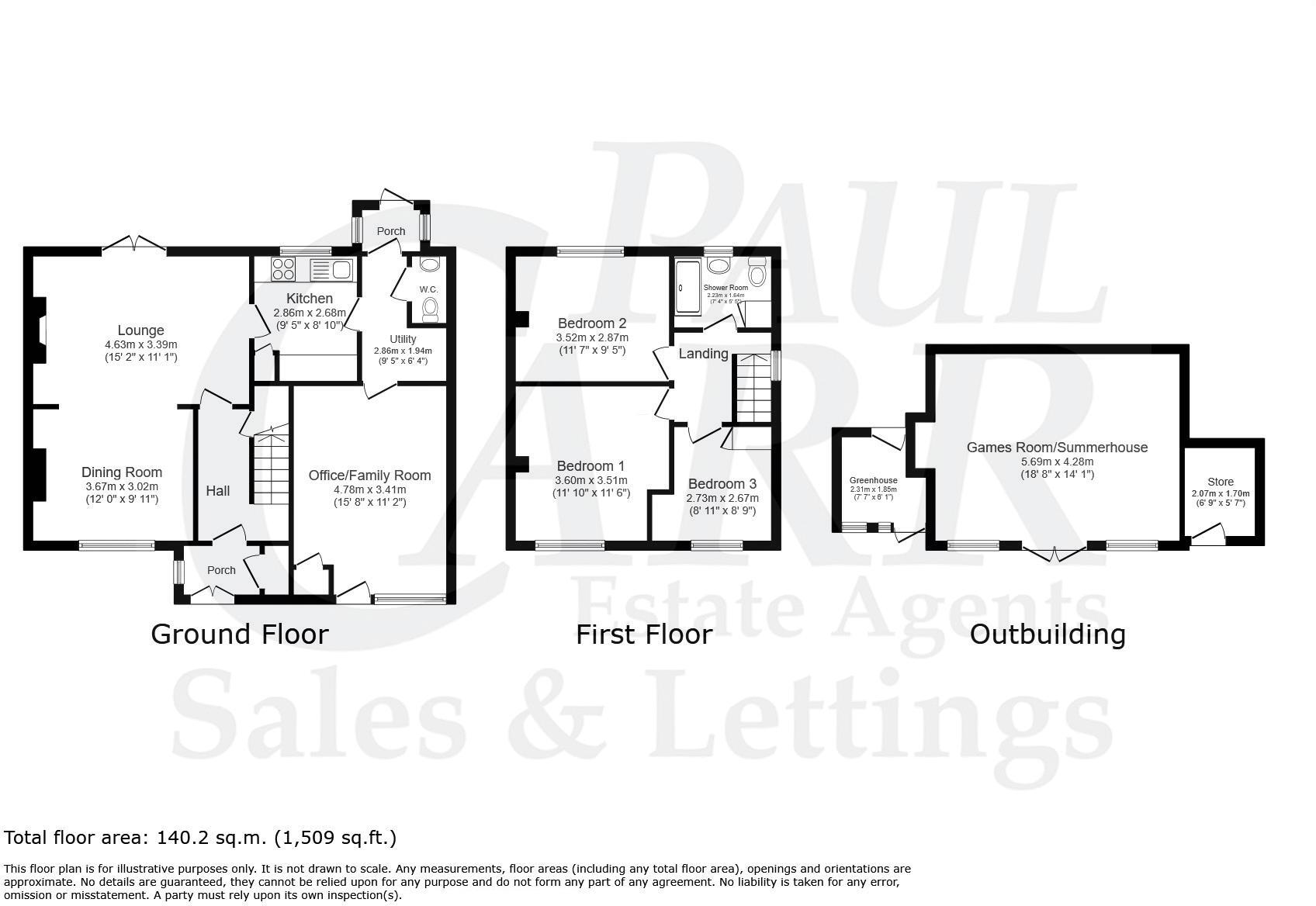 Longford Road, Cannock floorplan