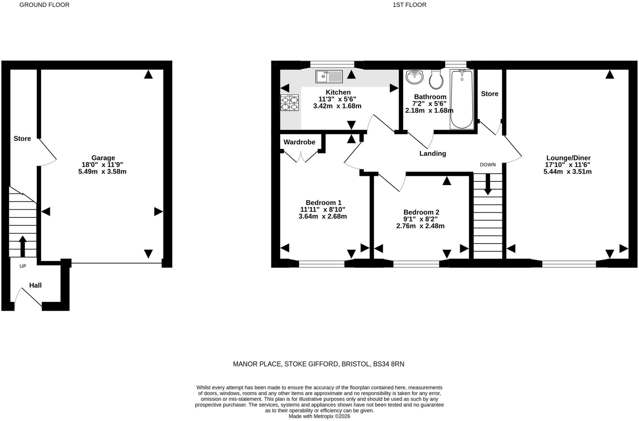 Manor Place, Stoke Gifford, Bristol floorplan