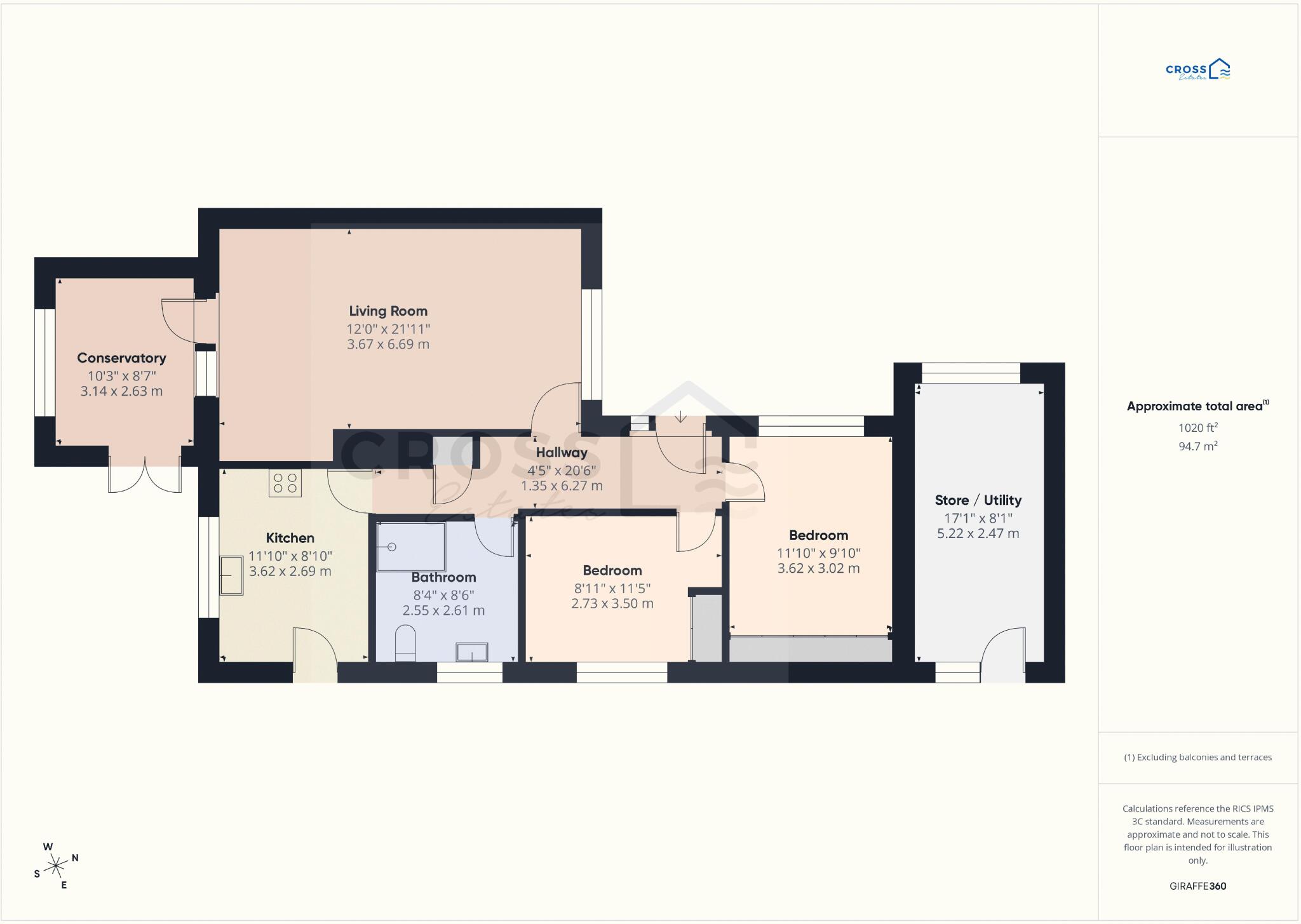 Poltreen Close, St. Ives floorplan