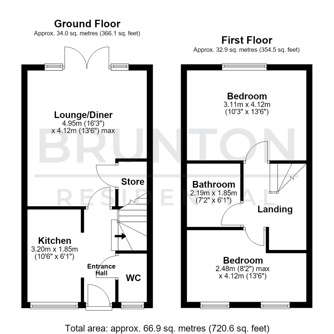 Crane Street, Kenton Bank Foot, Newcastle Upon Tyne, NE13 floorplan