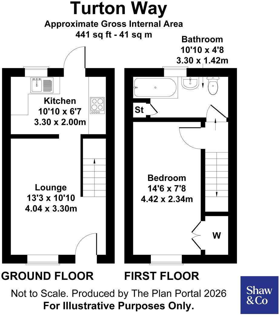 Turton Way, Slough floorplan
