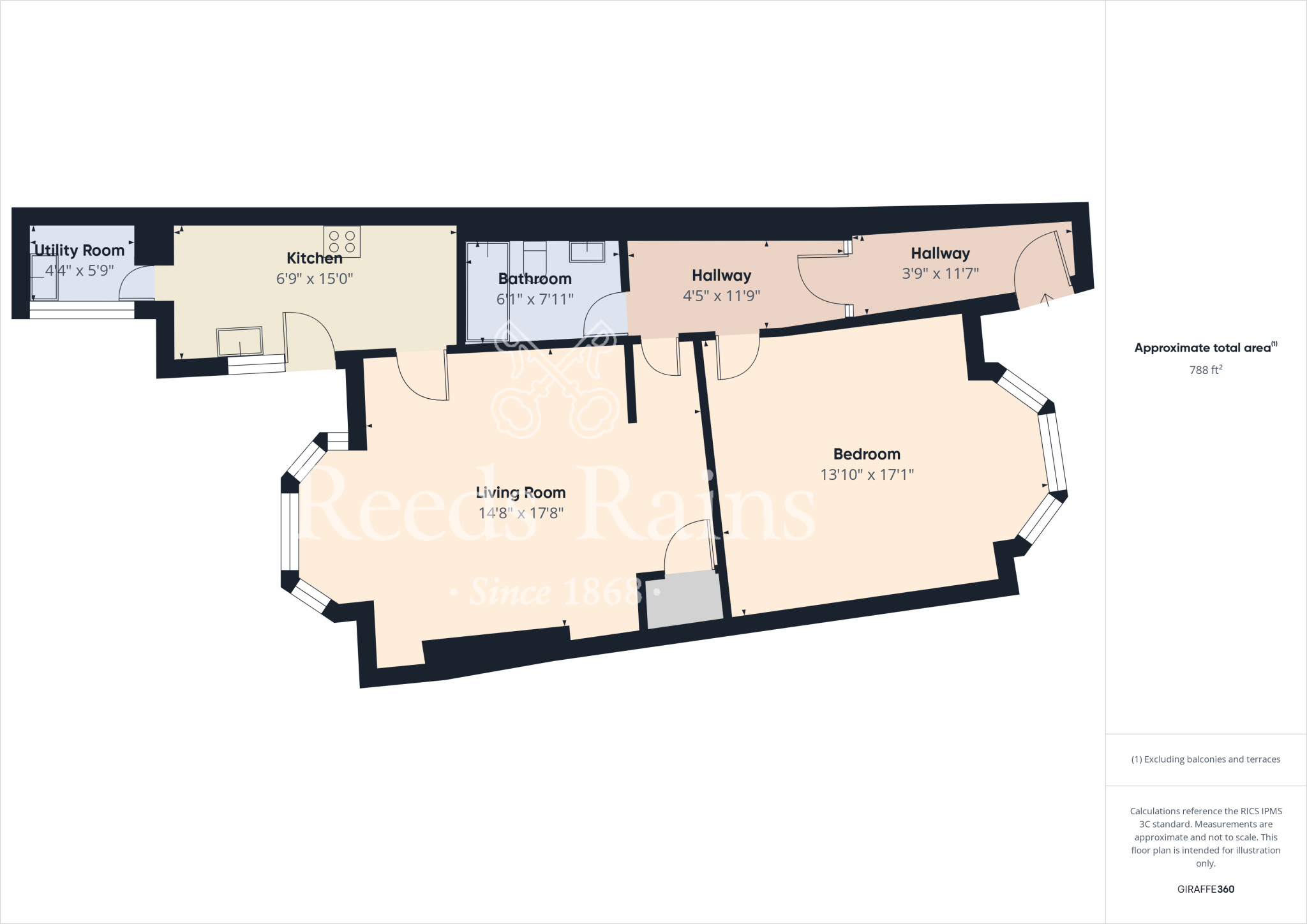 Grosvenor Crescent, Scarborough, North Yorkshire, YO11 floorplan