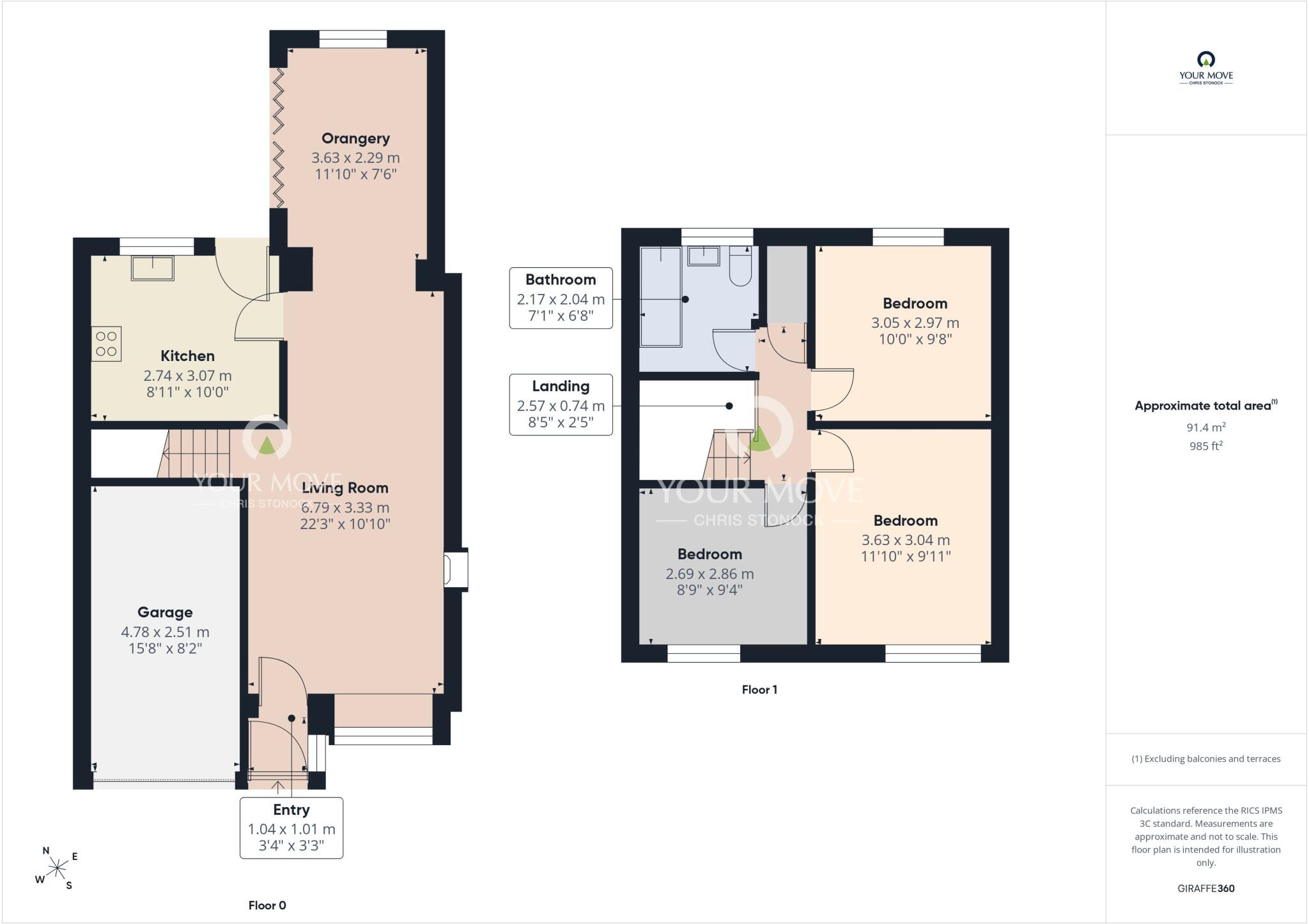 Chigwell Close, Penshaw, Houghton Le Spring, Tyne and Wear, DH4 floorplan