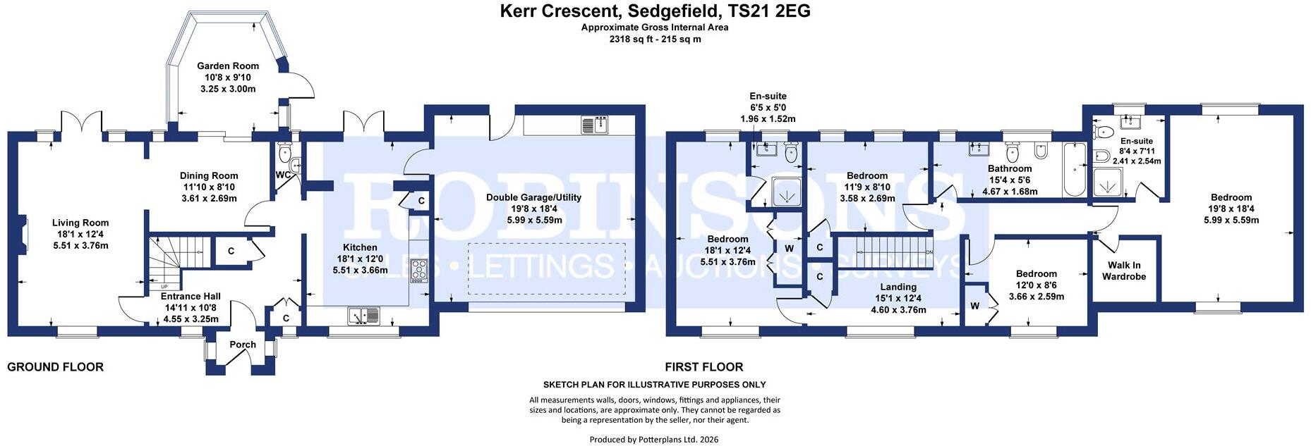 Kerr Crescent, Sedgefield, Stockton-On-Tees floorplan
