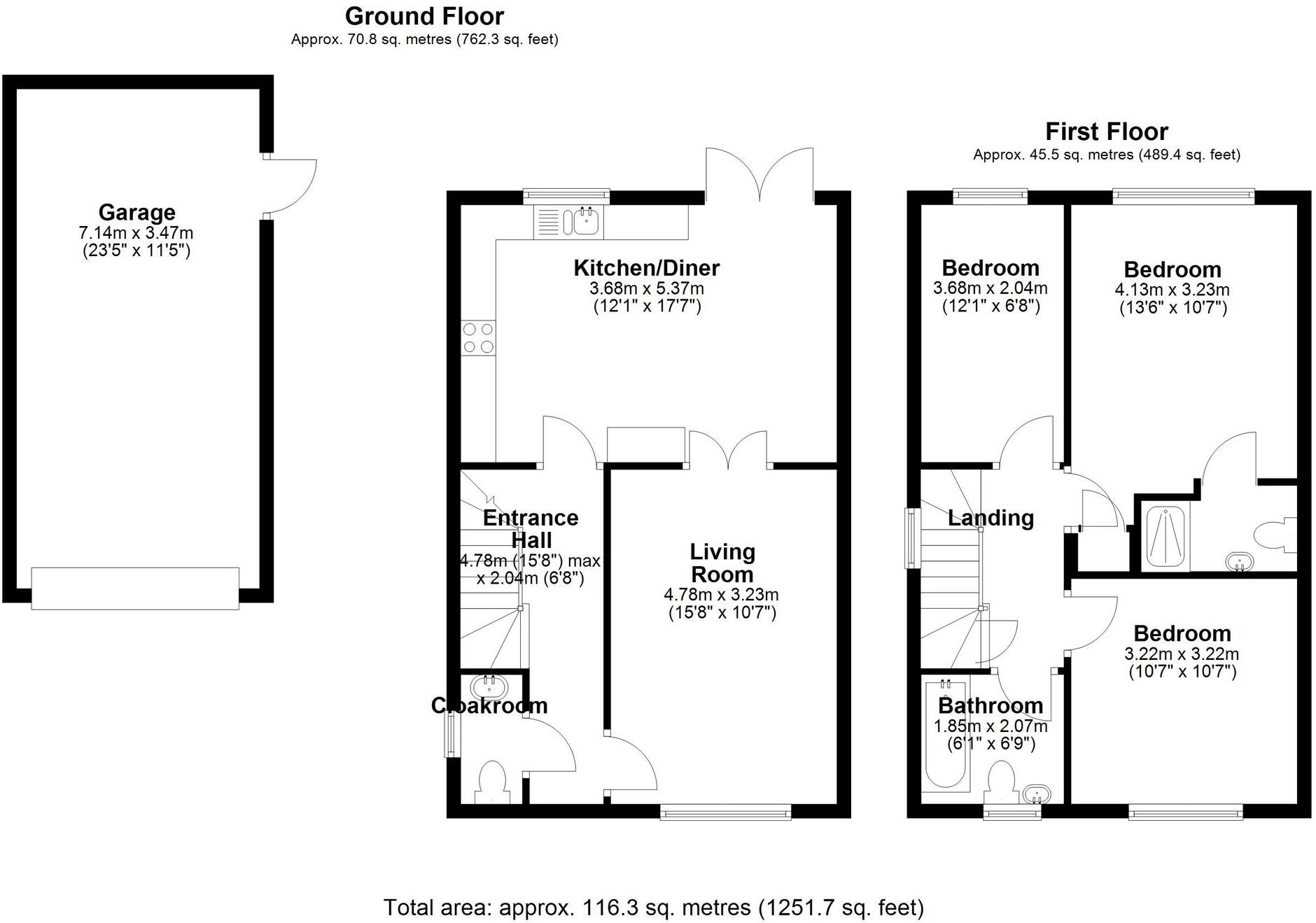 Ian Rose Way, Mistley, CO11 floorplan