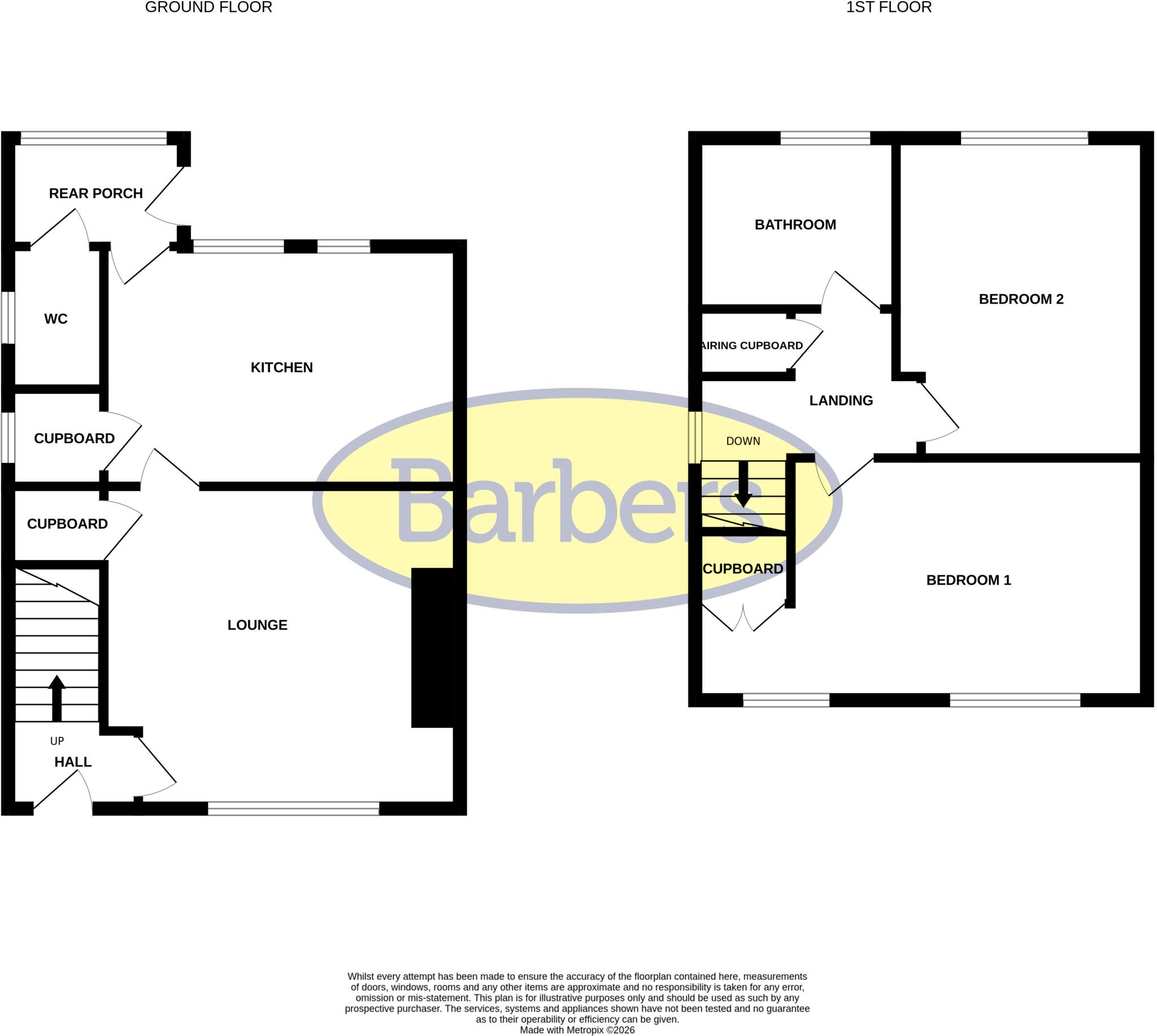 Rosemary Lane, Whitchurch floorplan