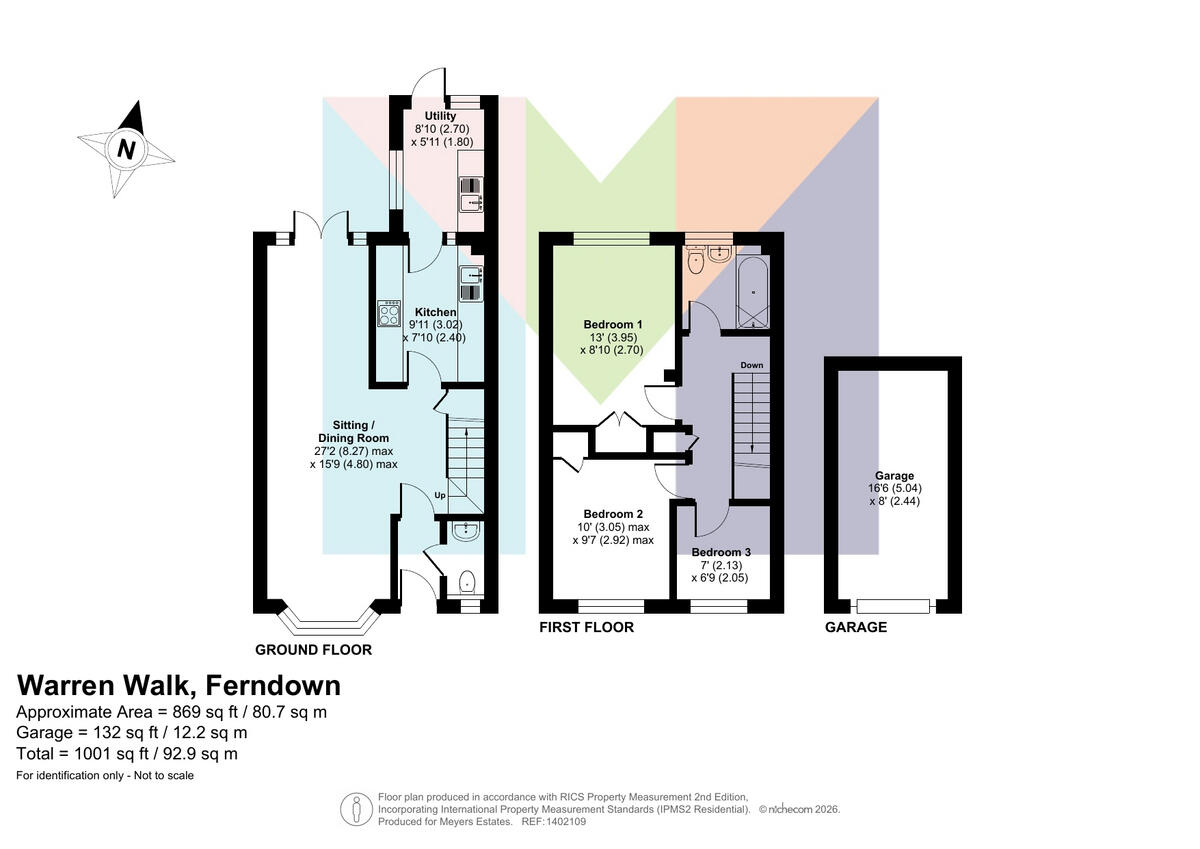 Warren Walk, Ferndown, BH22 9 floorplan
