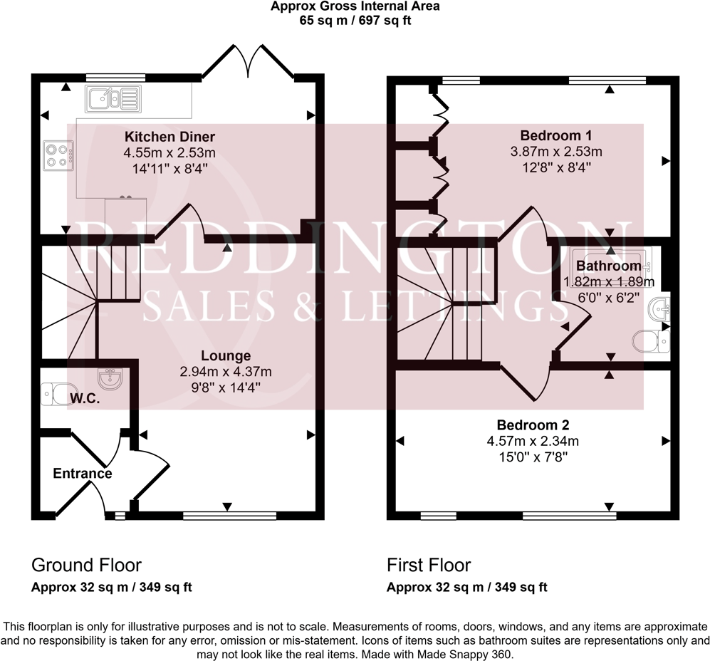 Redwood Close, Coalville, LE67 floorplan