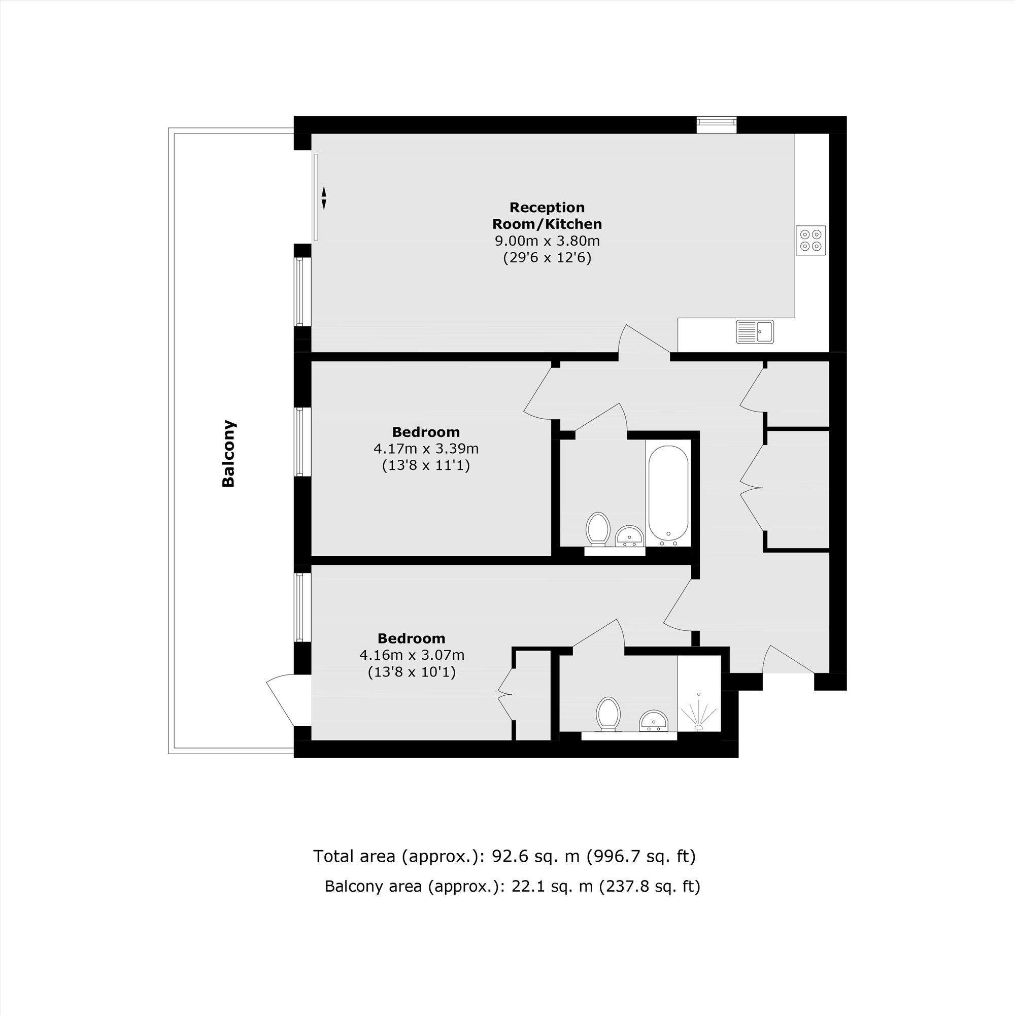 Crimscott Street, Bermondsey floorplan