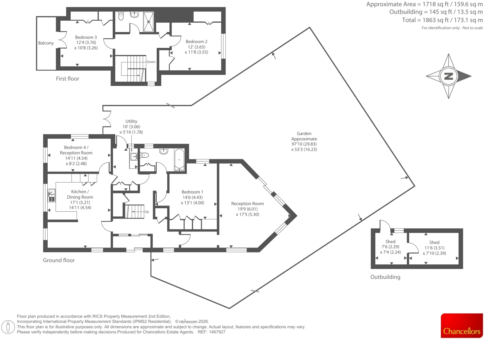 Mayfield Road, Farmoor, Oxford floorplan