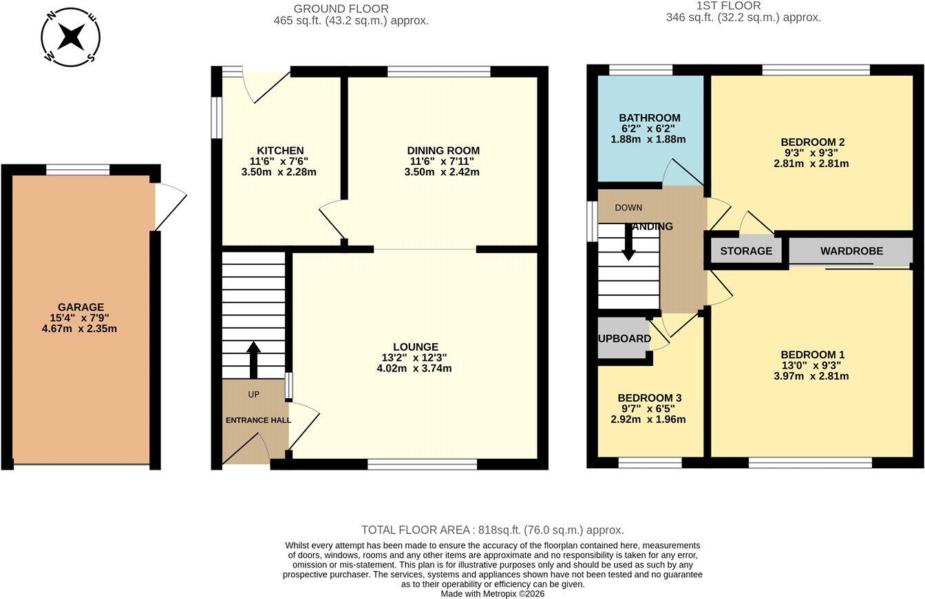 Oberon Close, Waterlooville, Hampshire floorplan