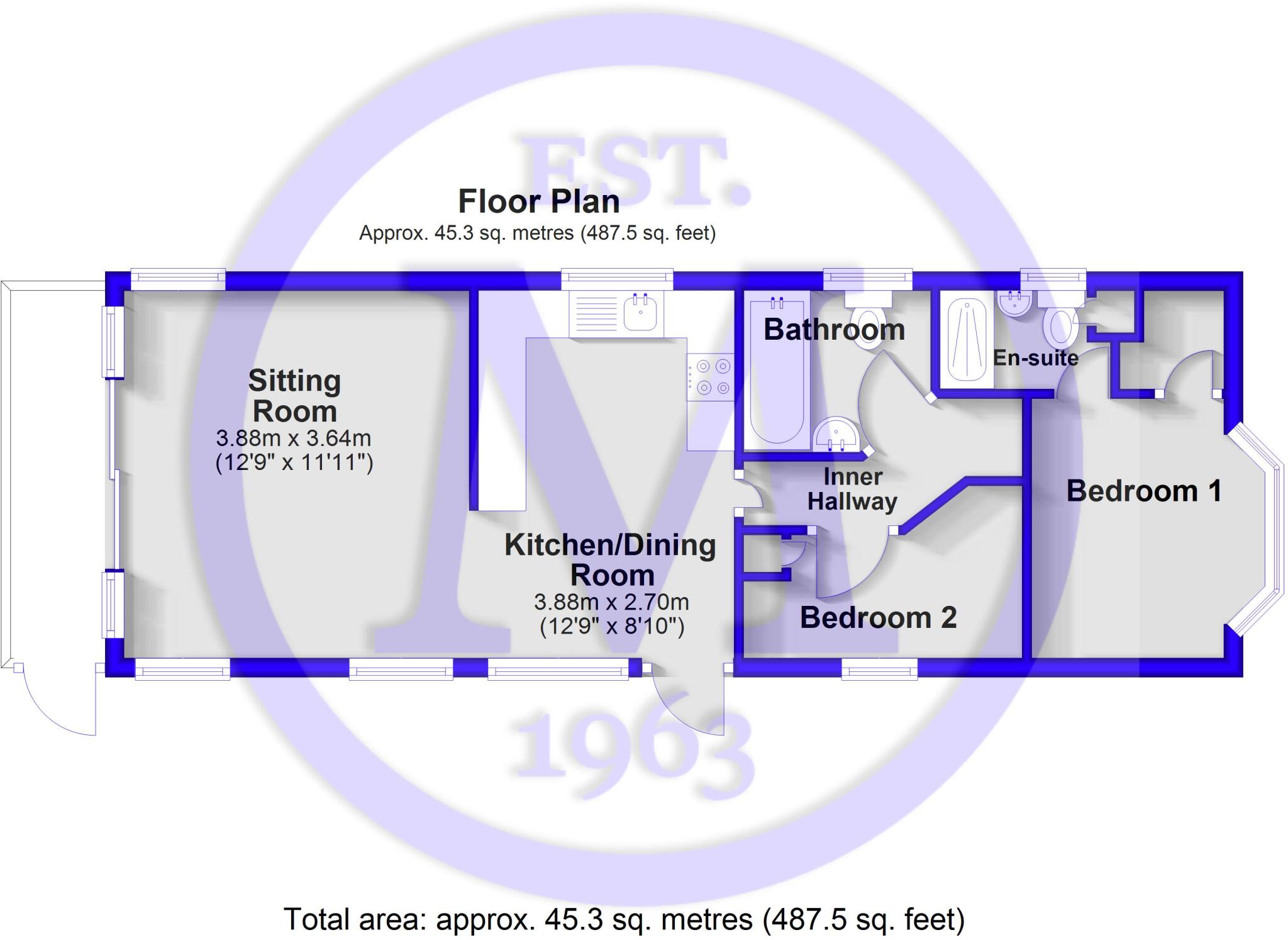 Shorefield, Shorefield Country Park, Downton, Hampshire, SO41 floorplan