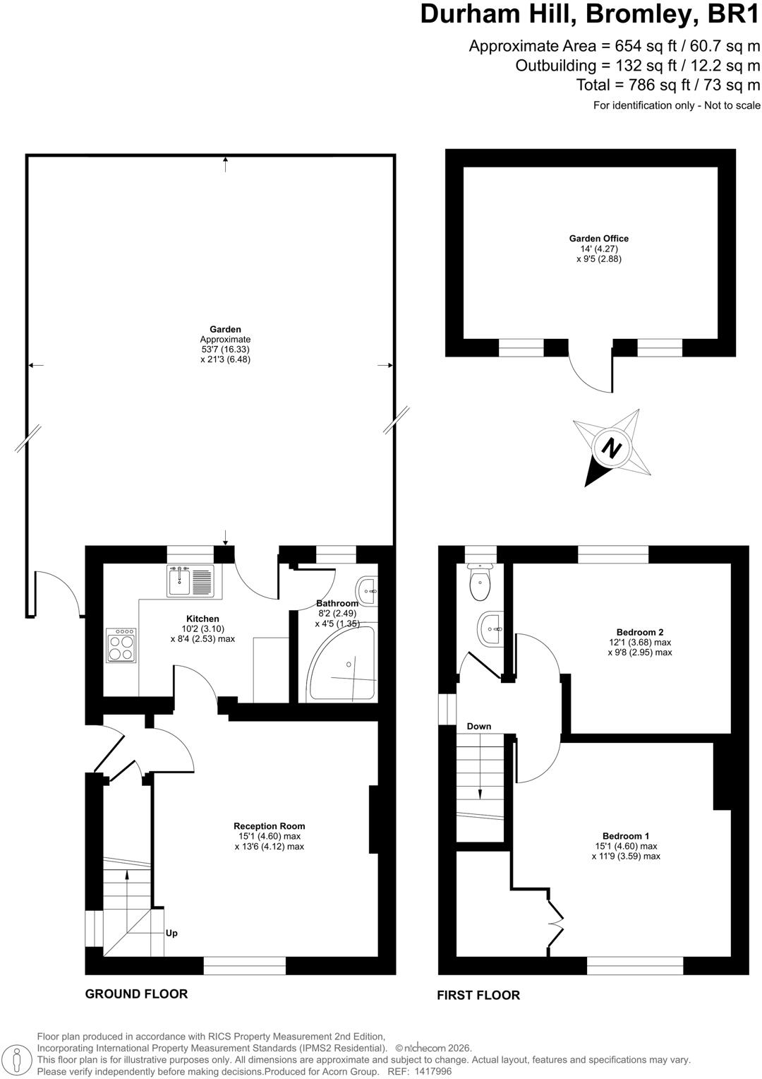 Durham Hill, Bromley floorplan
