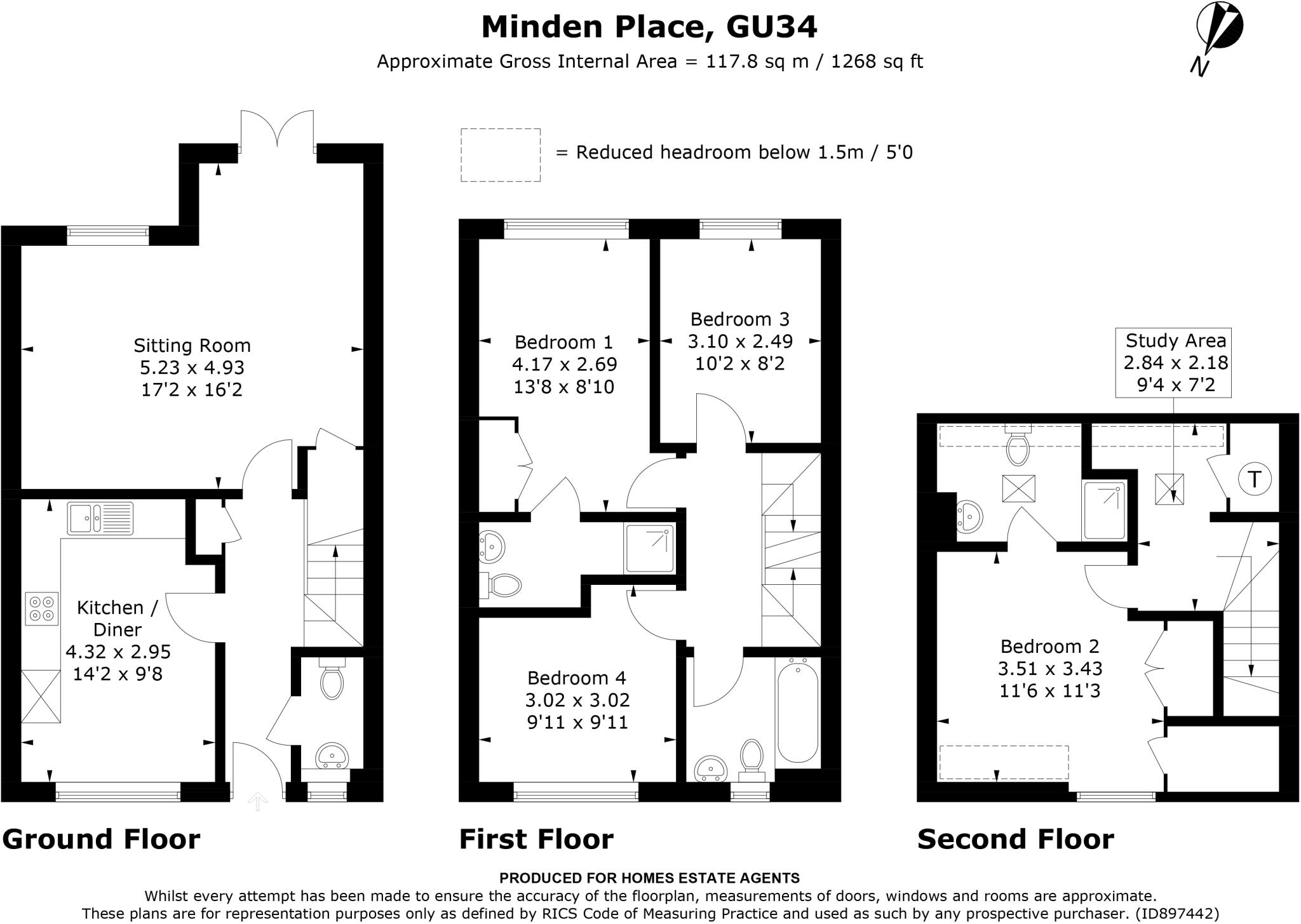 Minden Place, Four Marks, Alton, Hampshire floorplan