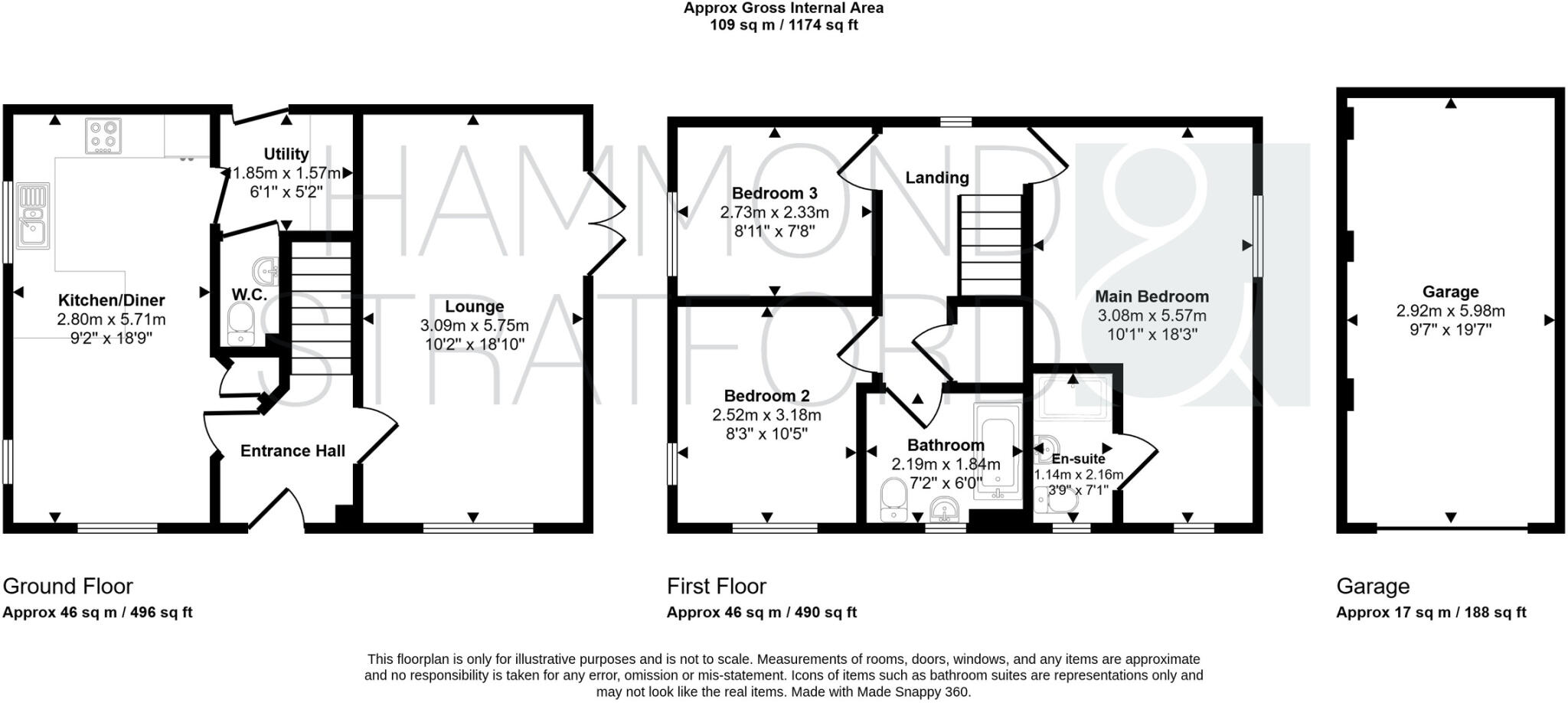 Clements Avenue, Wymondham floorplan