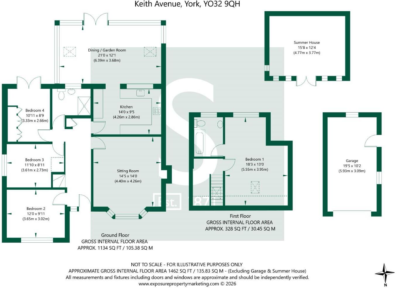 Keith Avenue, Huntington, York floorplan
