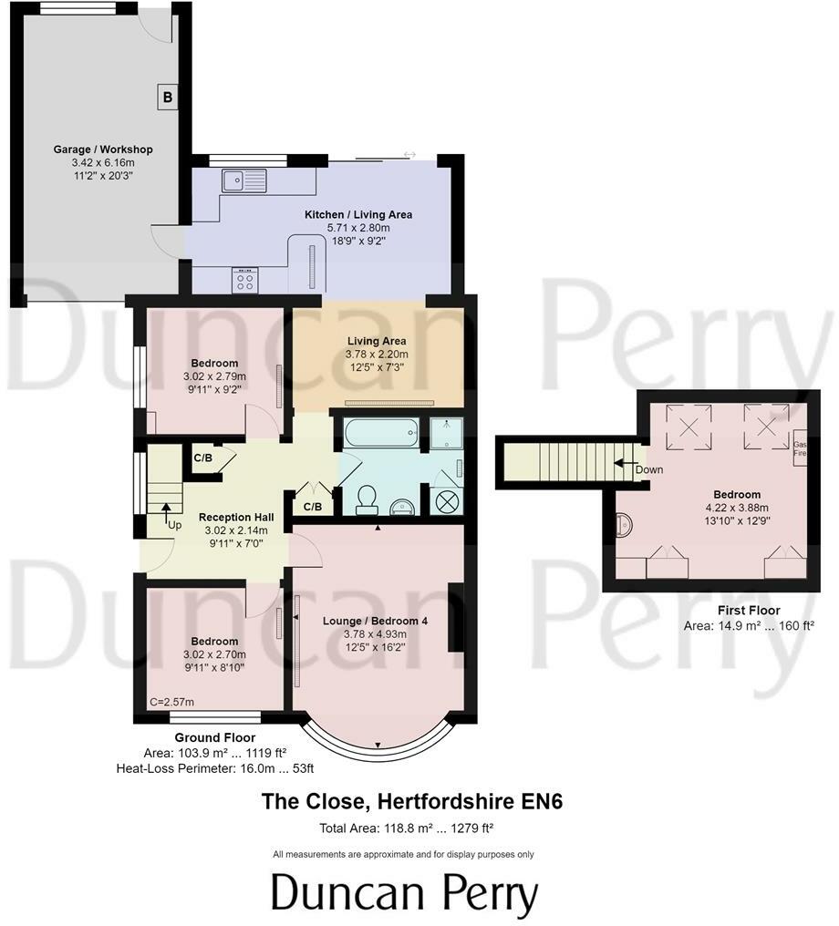 The Close, Potters Bar floorplan