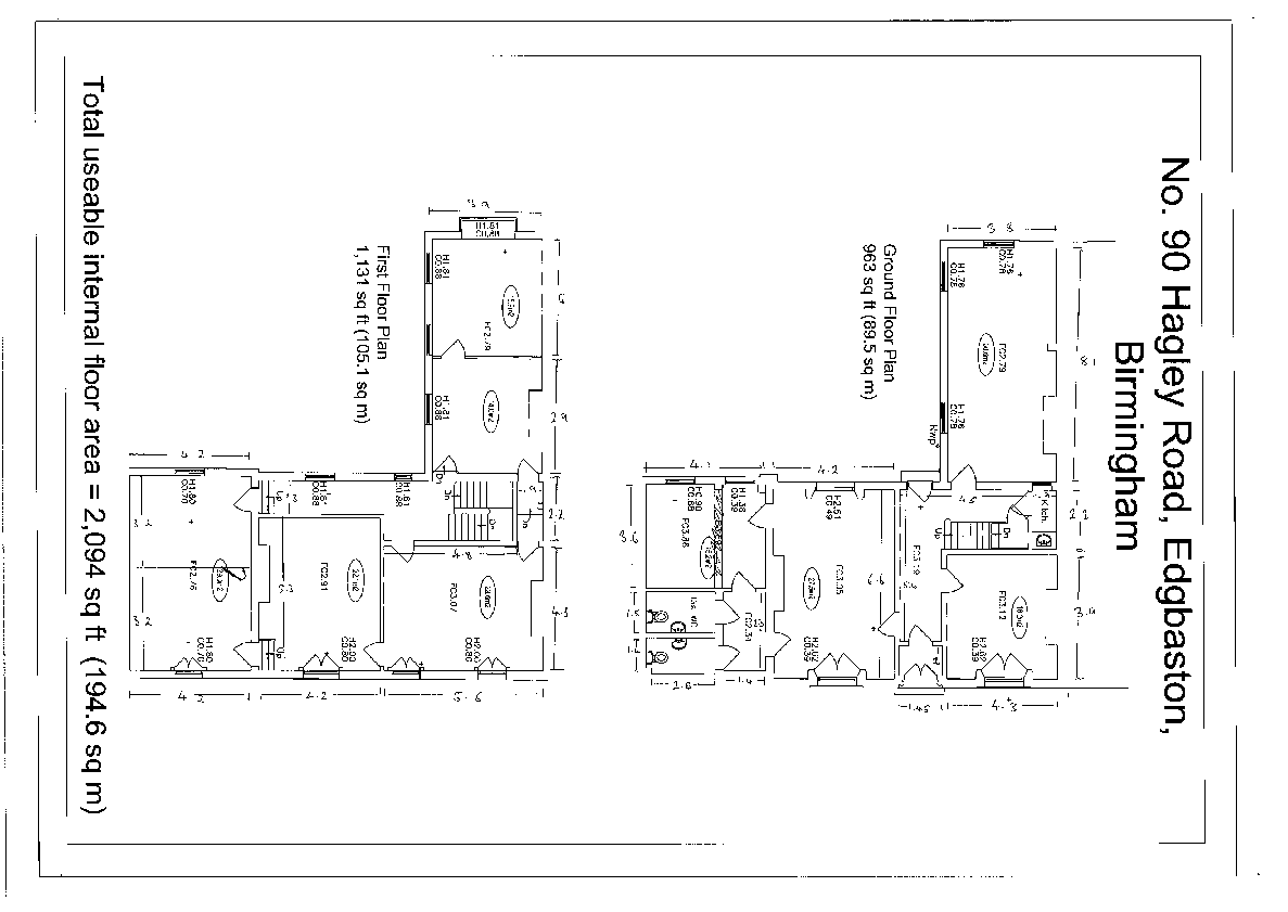90 Hagley Road - Floor plans - Nov 08 with Savills updated Oct 2019.pdf