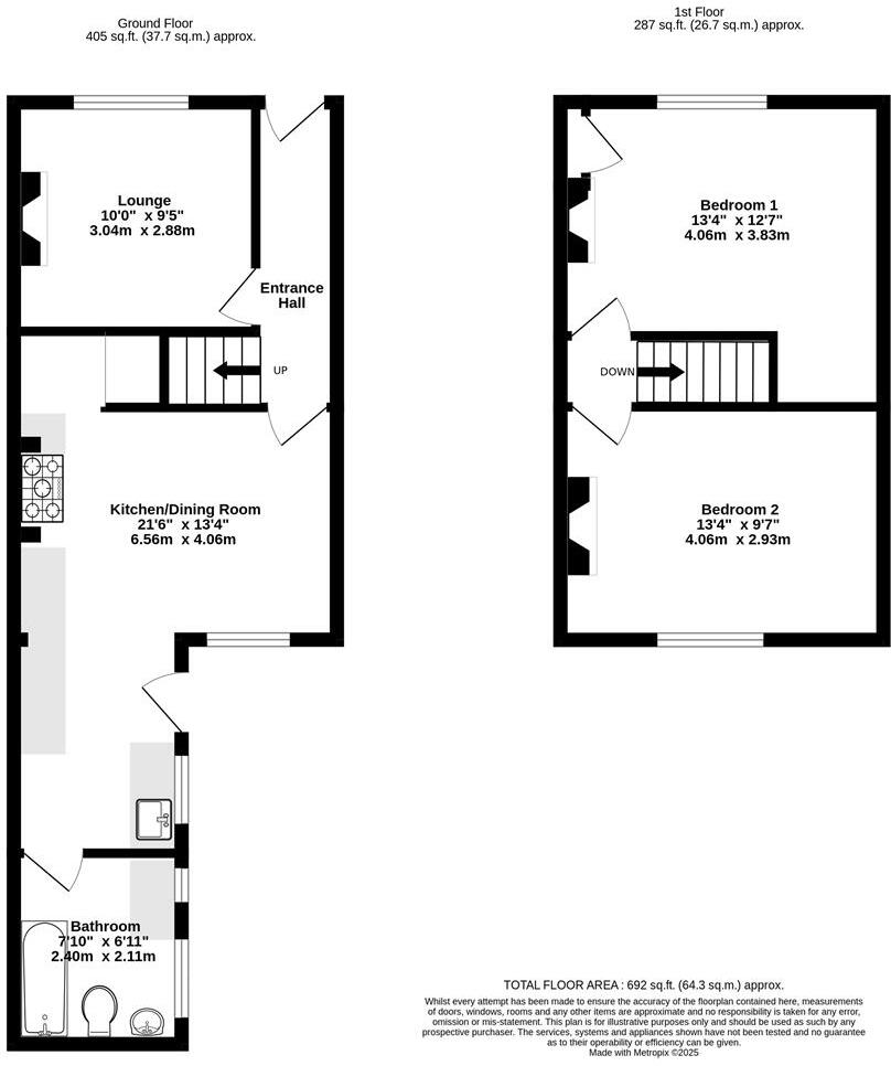 Gladstone Street, Acomb floorplan