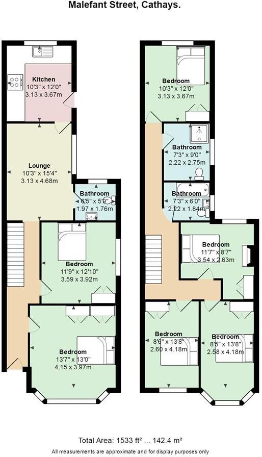 Malefant Street, Cathays floorplan