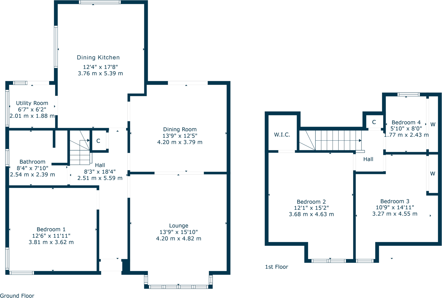 St Clair Avenue, Giffnock floorplan