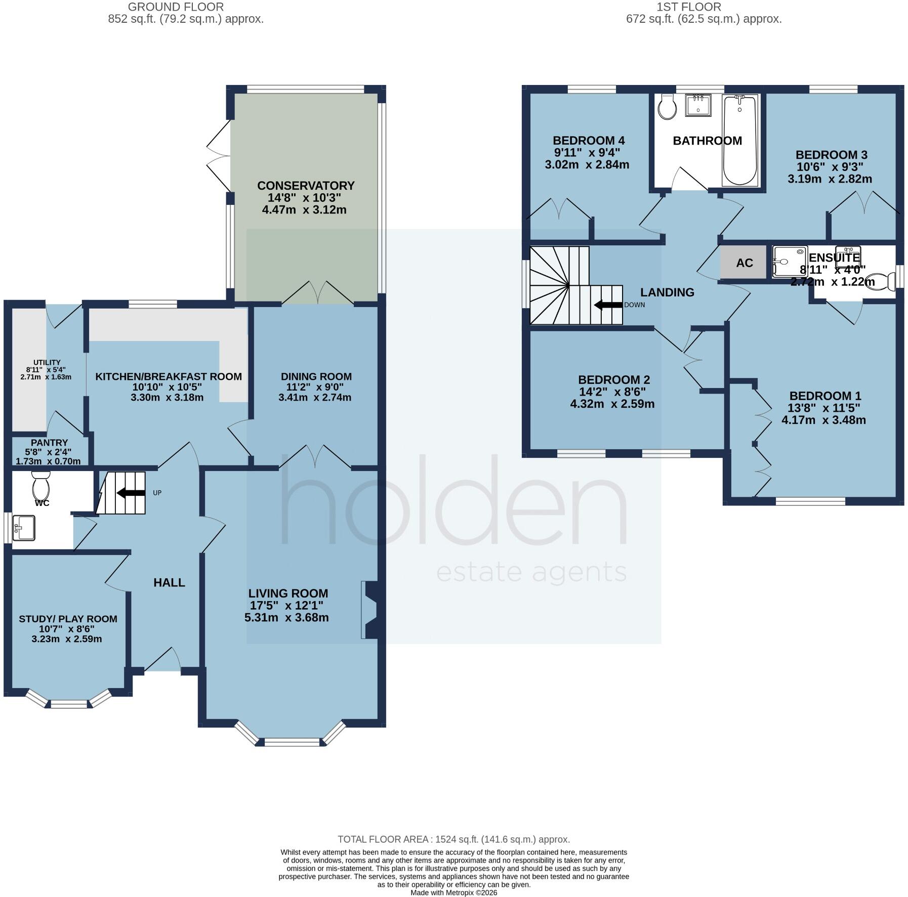 Dawn Close, Maldon, Essex, CM9 5LB floorplan