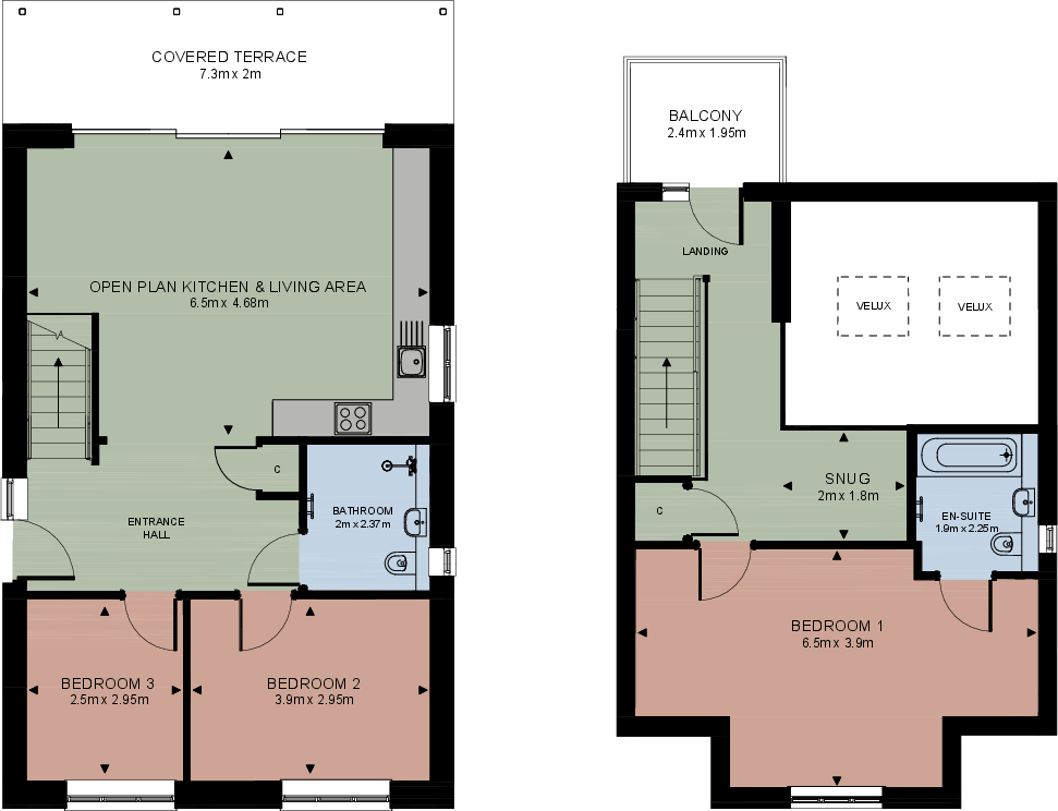 Salt Meadows, Woodrolfe Road, TOLLESBURY floorplan