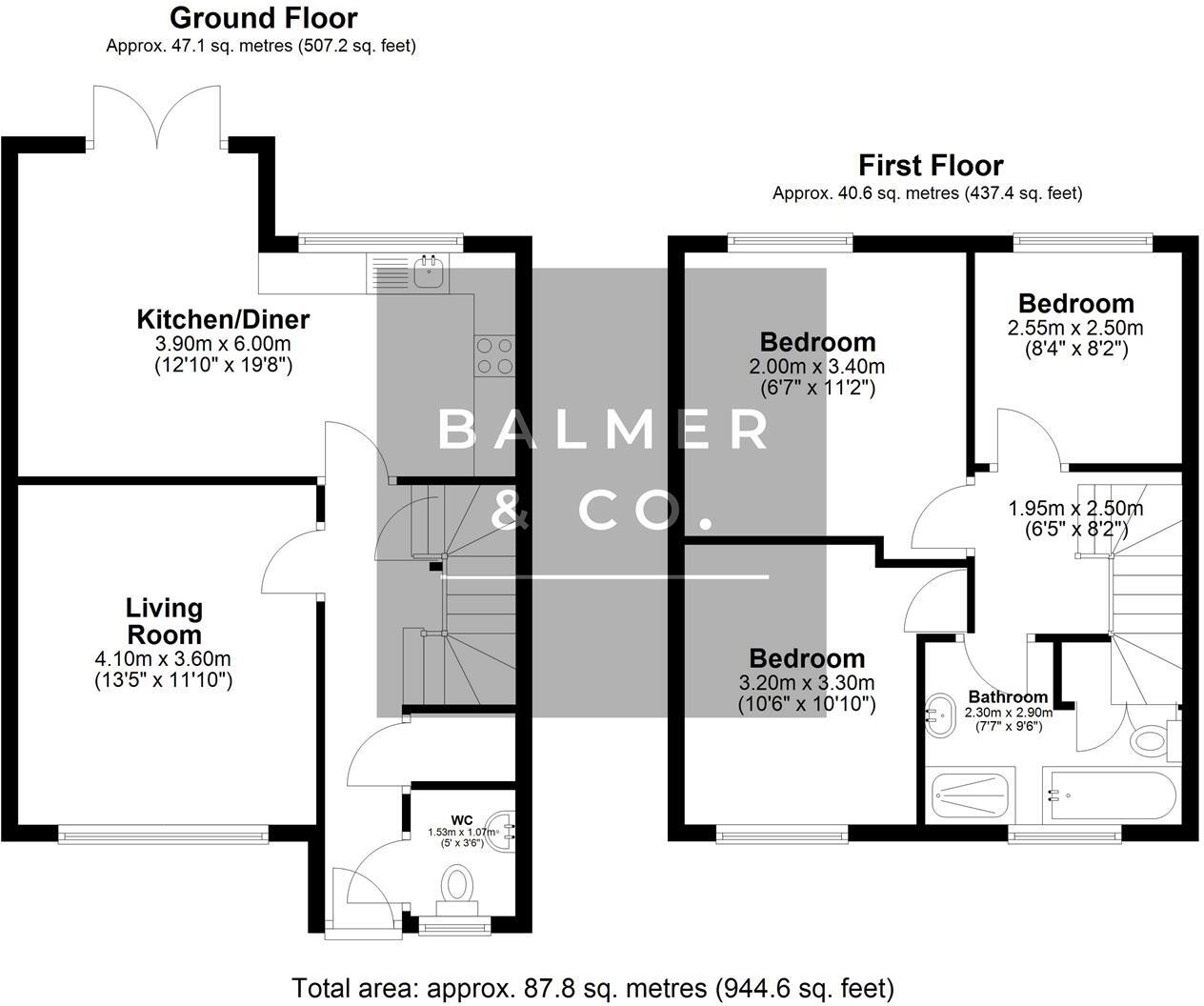 St. Nicholas Road, Lowton, WA3 floorplan