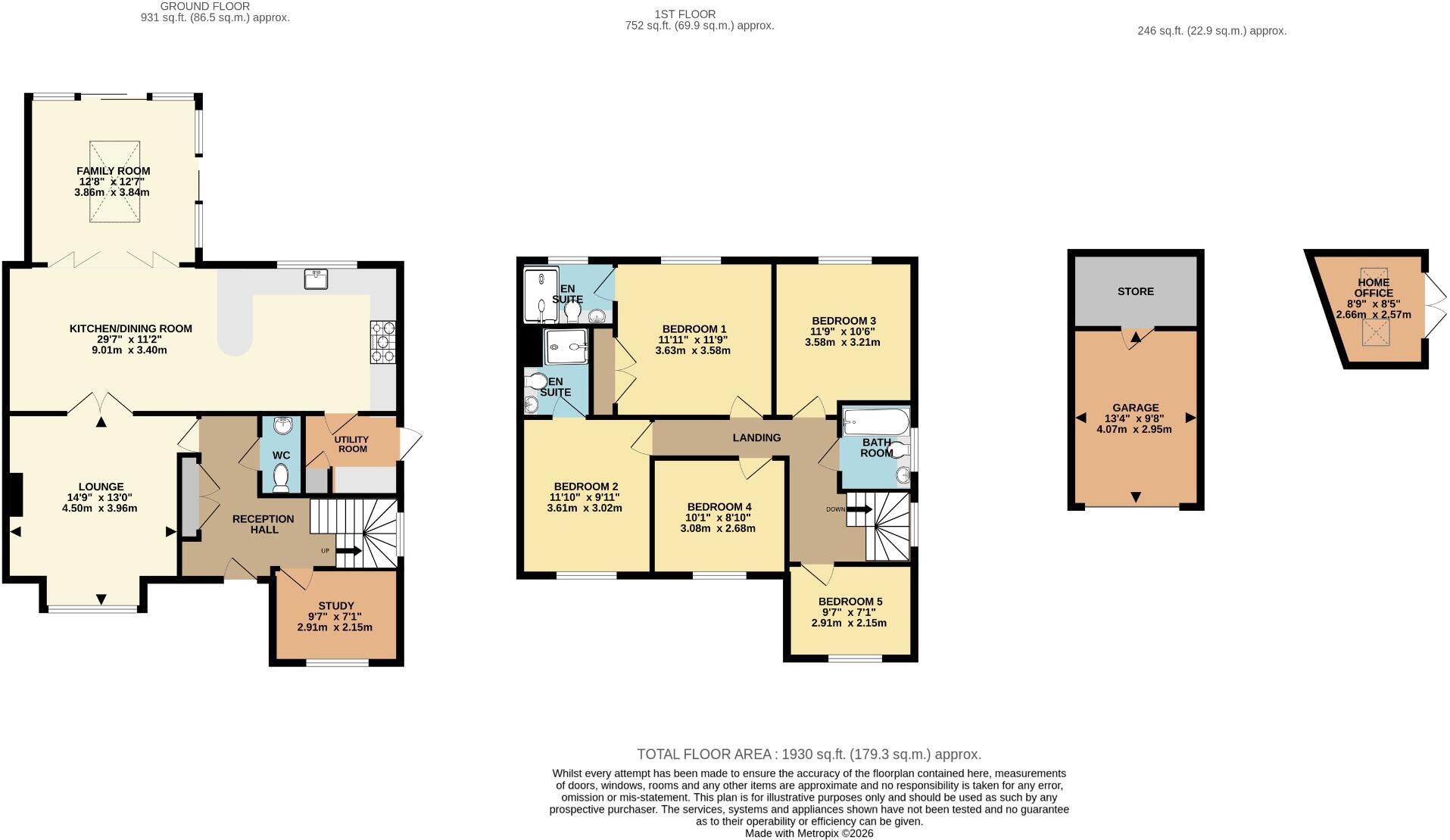 Beckless Avenue, Clanfield floorplan