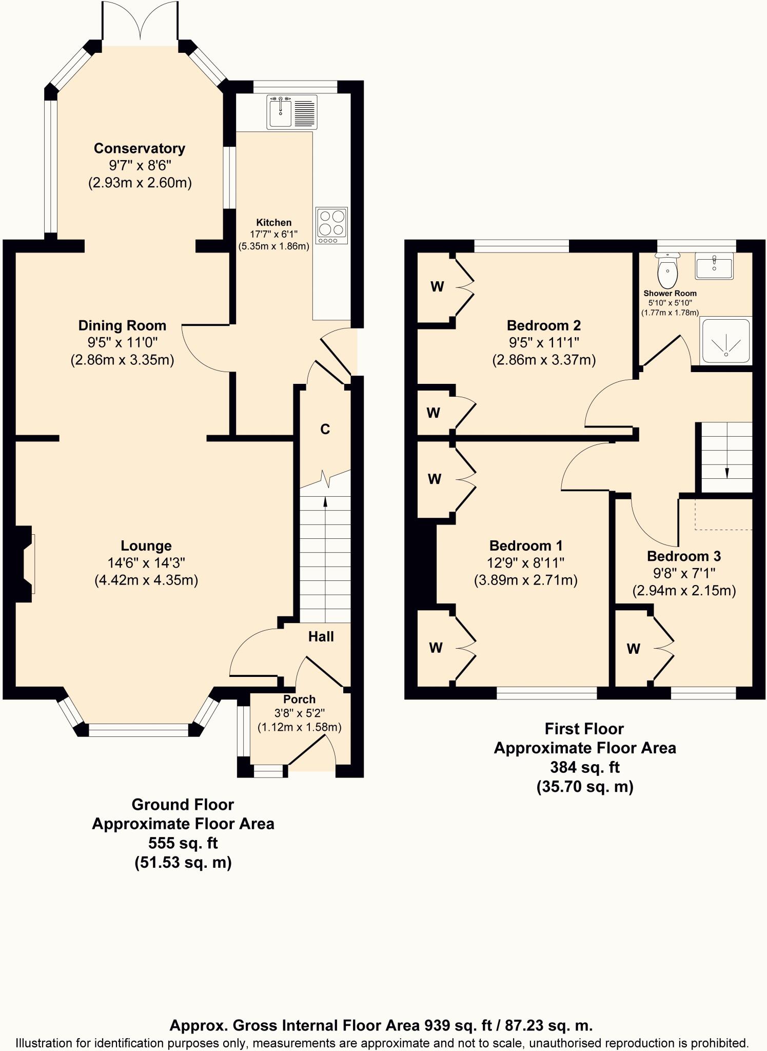Phyllis Street, Rochdale floorplan