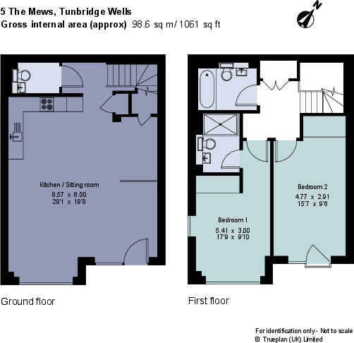 5, The Mews, Linden Close, Royal Tunbridge Wells, Kent floorplan
